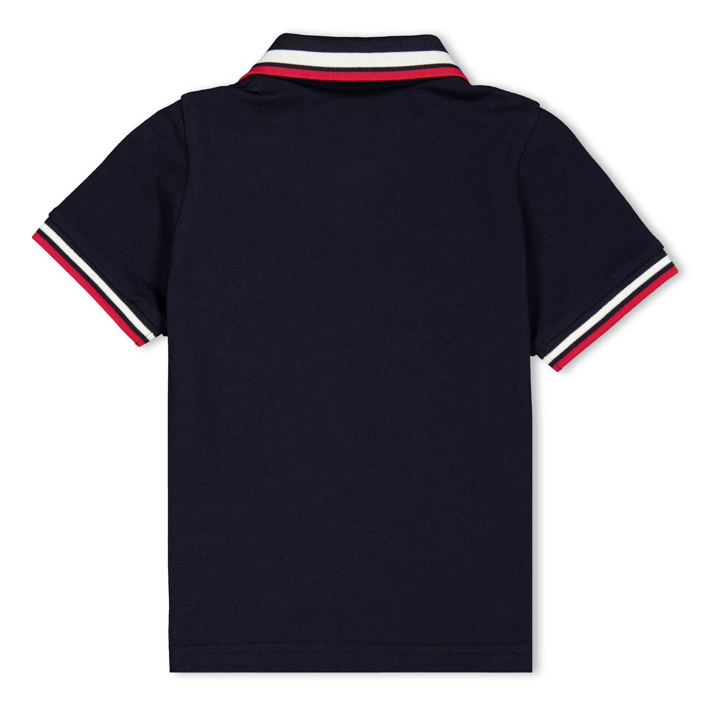 Navy 778 - Moncler - Kids' Short Sleeve Polo Shirt - 2