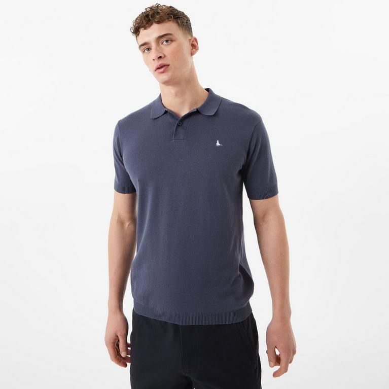Gris minuit - Jack Wills - JW Knitted Polo Shirt - 1