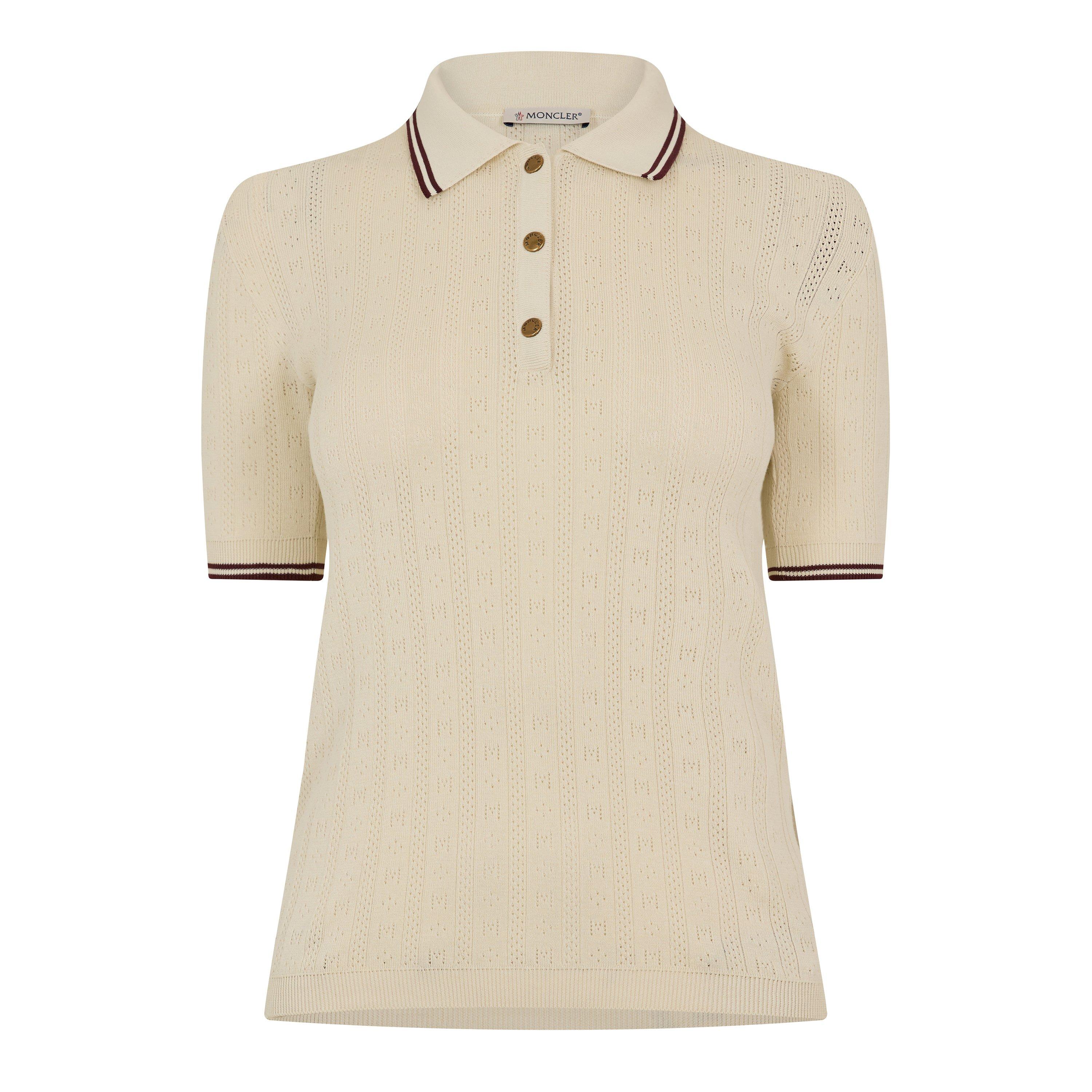 White 043 - Moncler - Moncler Ss Polo Ld62 - 1