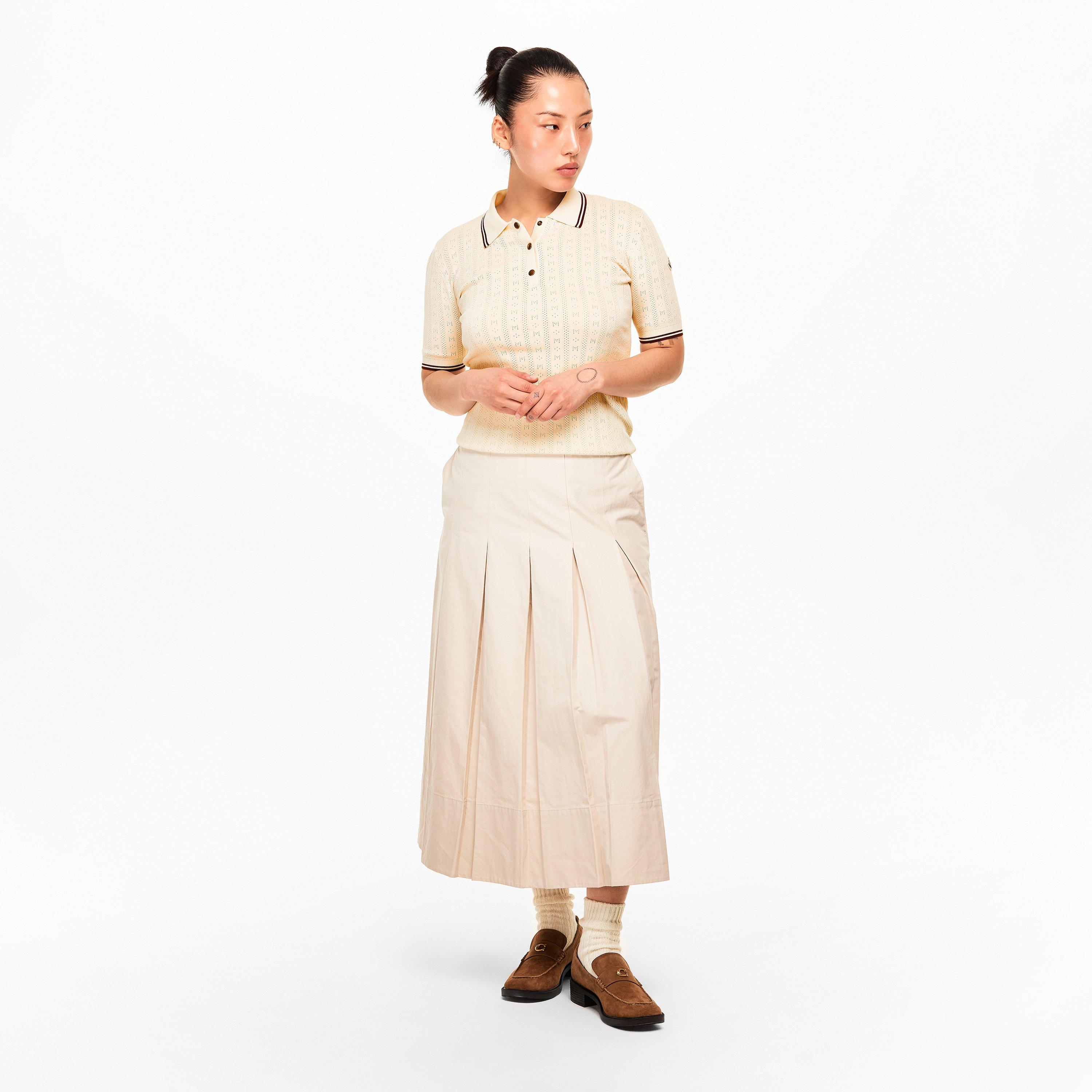 White 043 - Moncler - Women's Short Sleeve Polo Shirt - 6