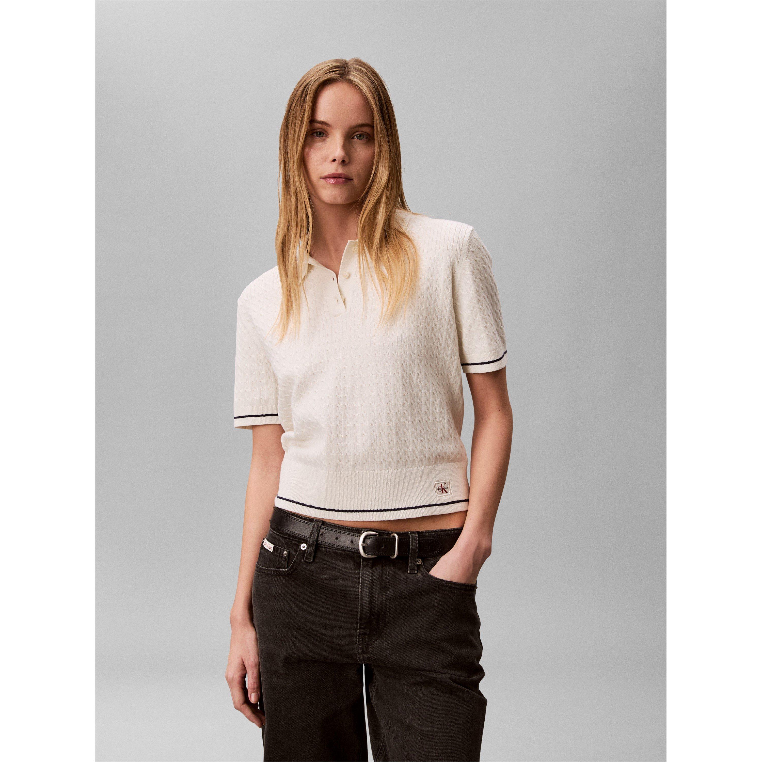 Tofu - Calvin Klein Jeans - CKJ WL Cable Sweater Ld63 - 2