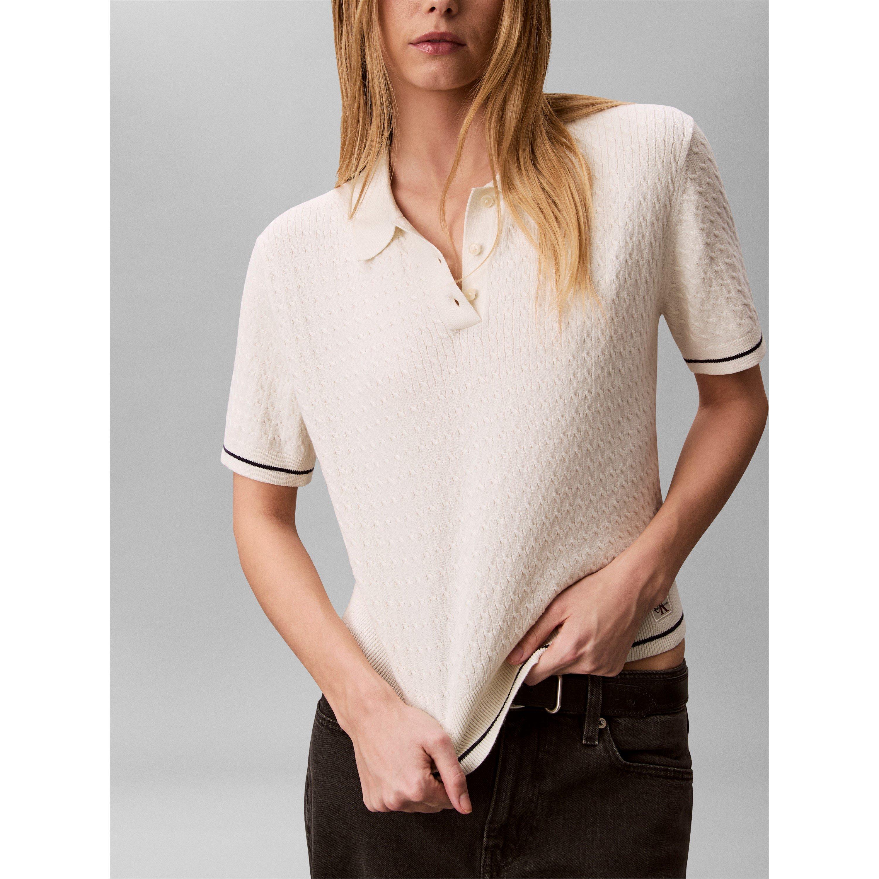 Tofu - Calvin Klein Jeans - CKJ WL Cable Sweater Ld63 - 4