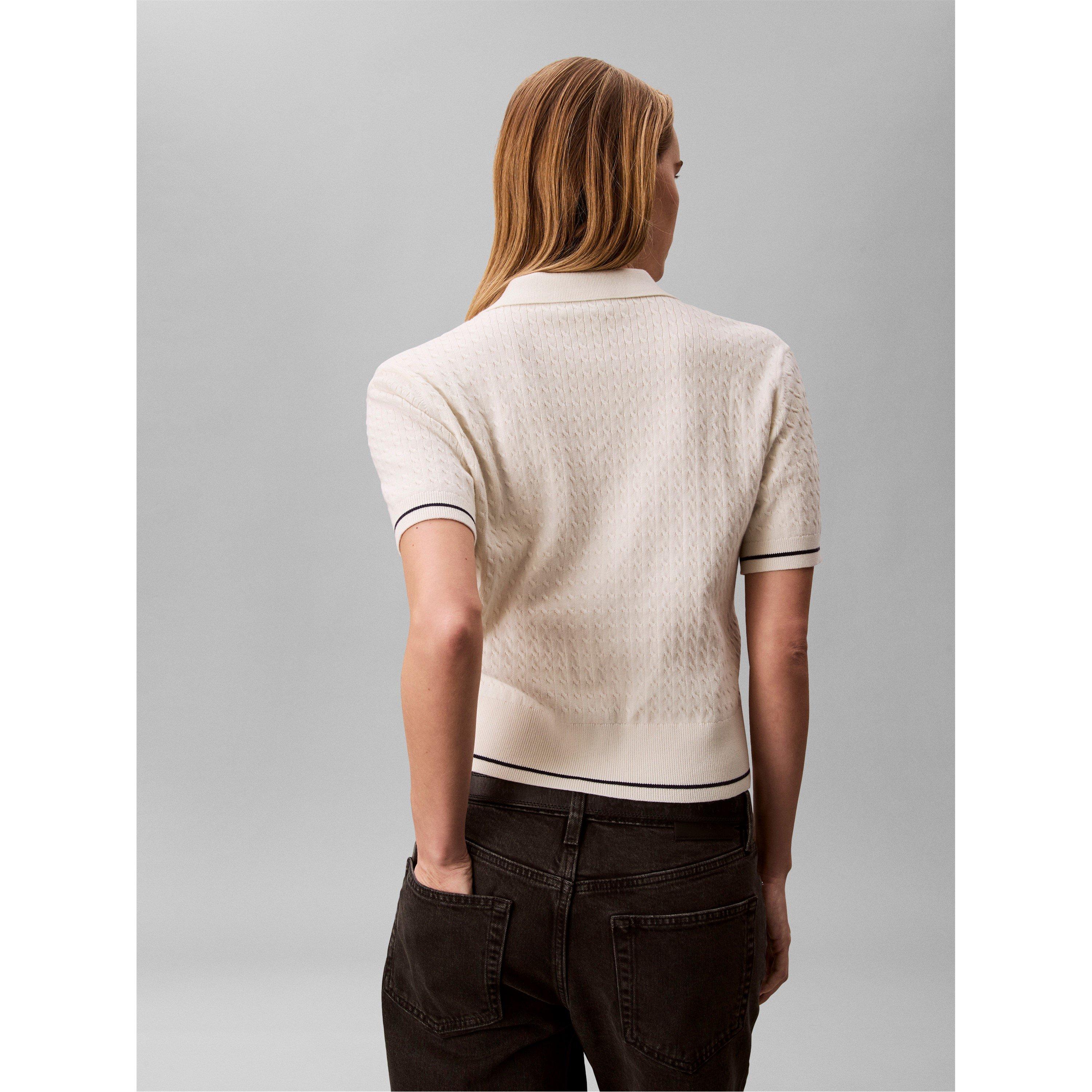 Tofu - Calvin Klein Jeans - CKJ WL Cable Sweater Ld63 - 6