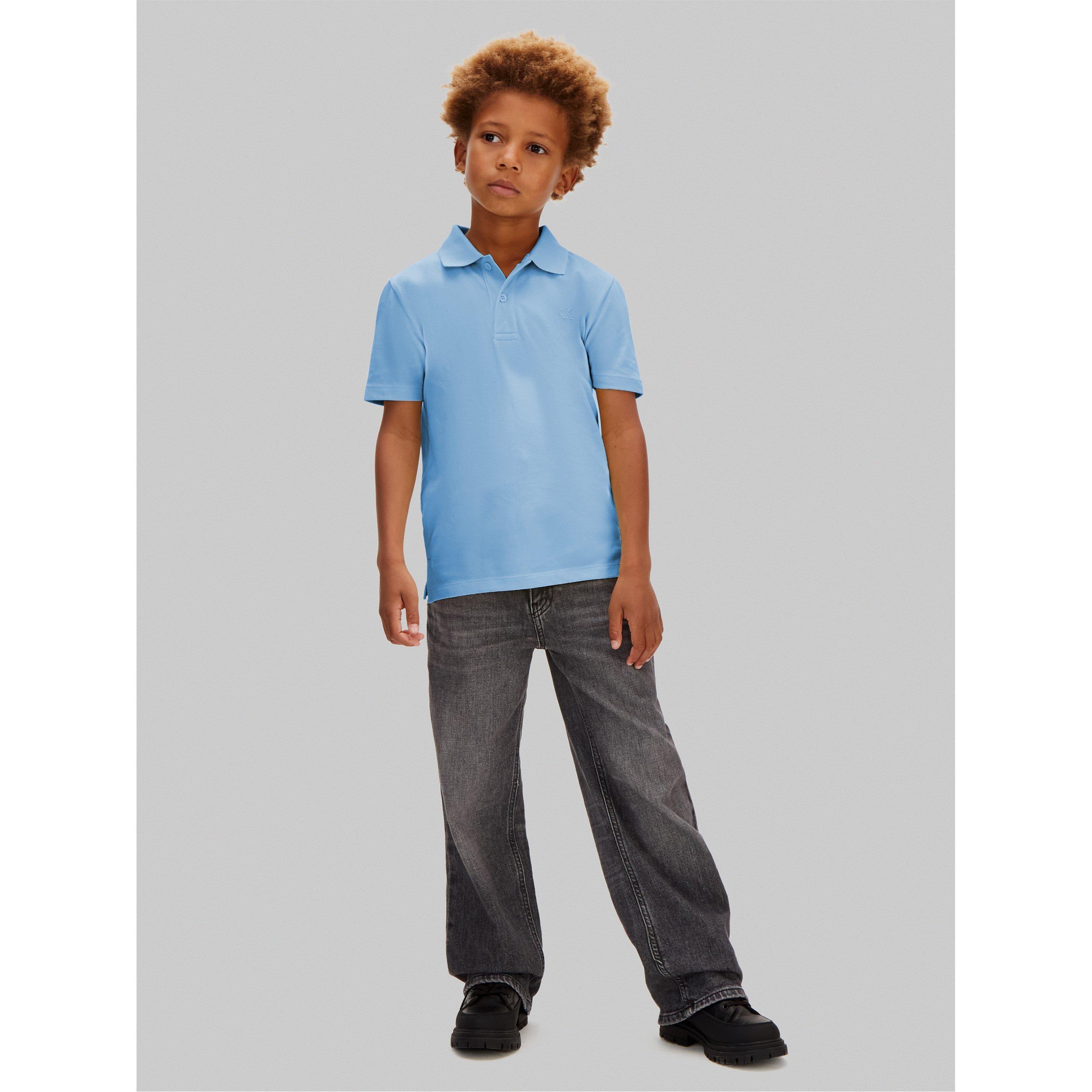 Blu - Calvin Klein - CK L Solid Polo Jn63 - 4