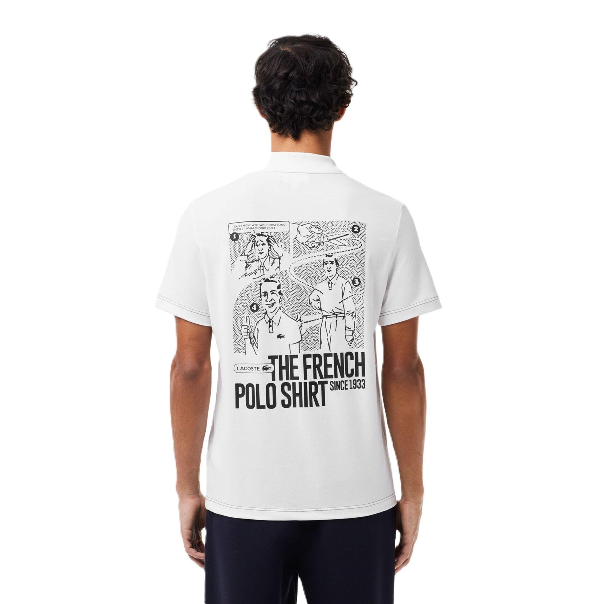 White - Lacoste - Men's Short-Sleeve Polo Shirt - 2