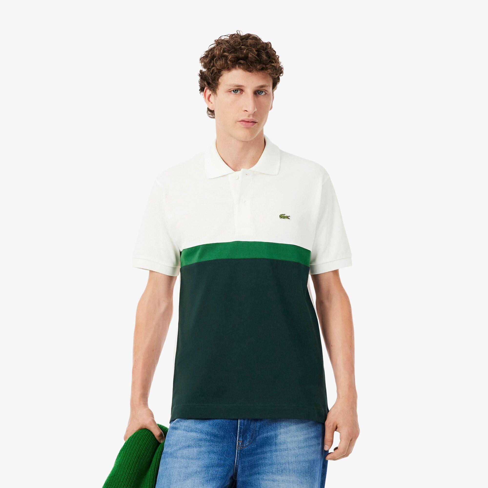 White 0LP - Lacoste - Men's Cotton Short-Sleeve Polo - 2