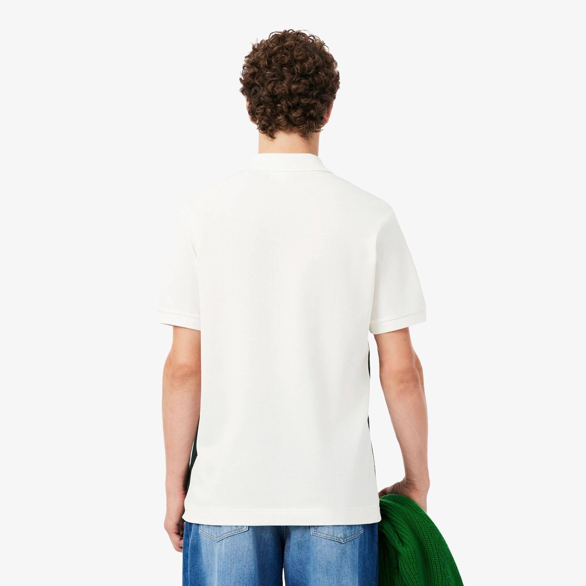 White 0LP - Lacoste - Men's Cotton Short-Sleeve Polo - 3