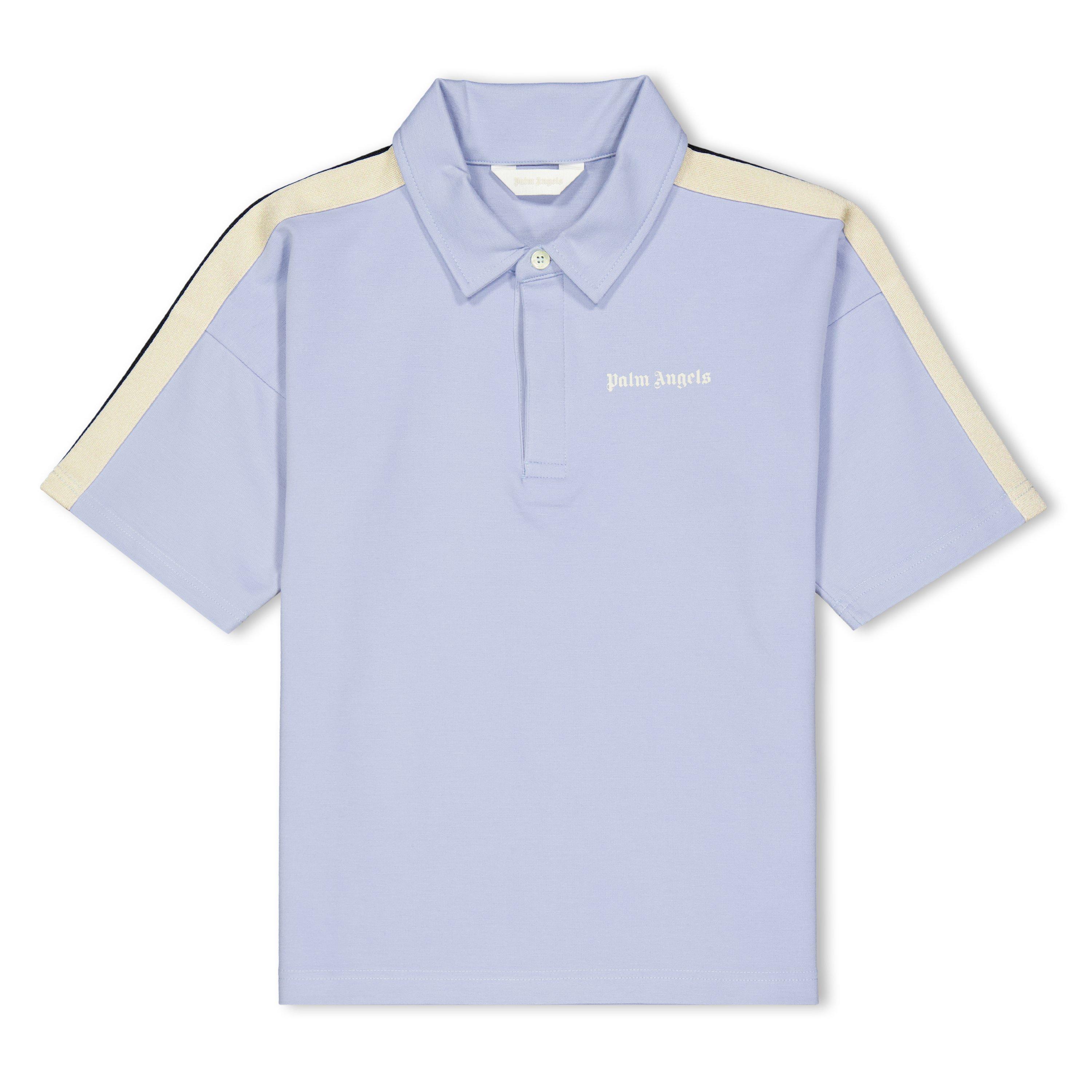 Palm Angels Boys Palm Logo Polo Jn61 - Blue - 12Y
