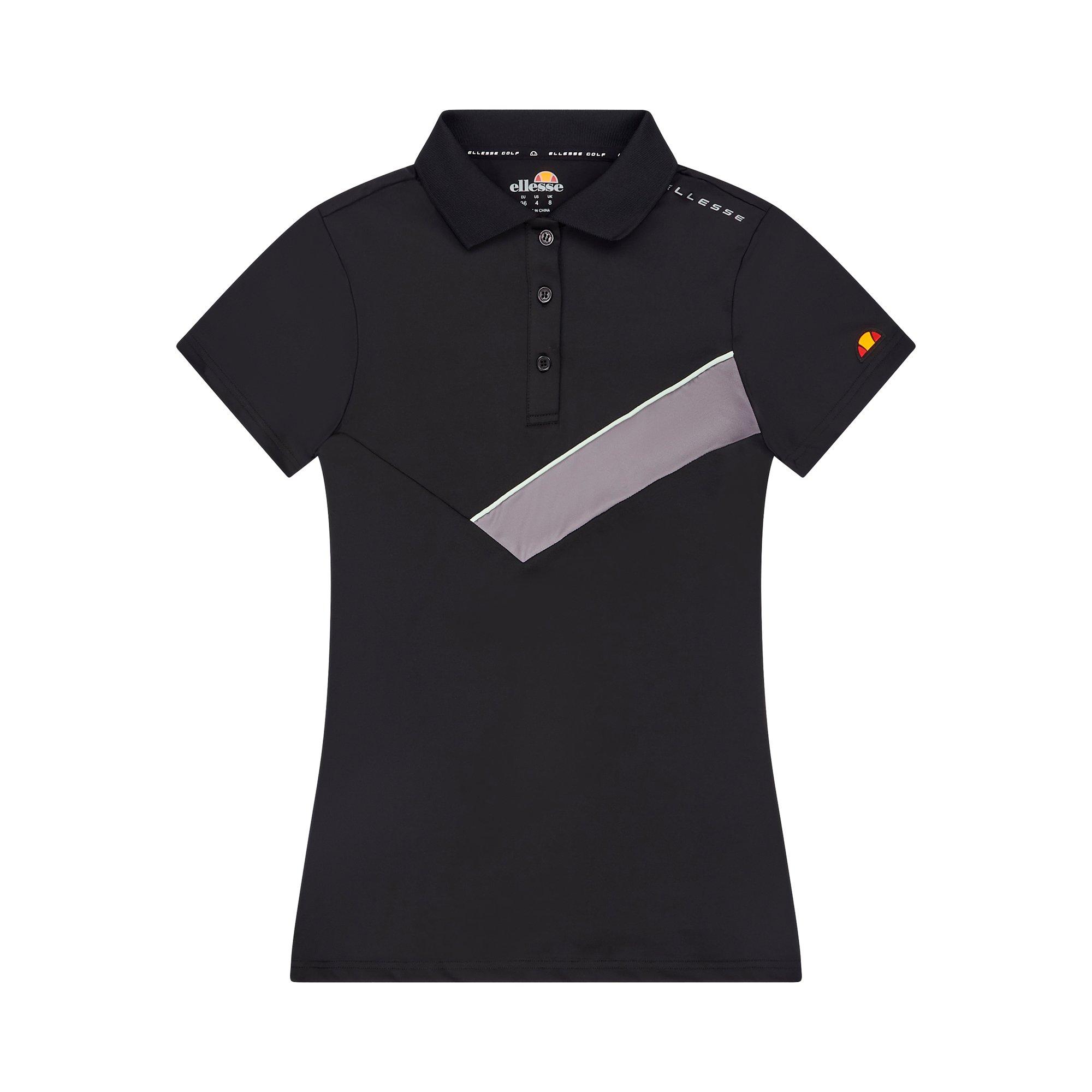 Ellesse Women's Lotali Short Sleeve Polo Shirt - Black - 10 (S)