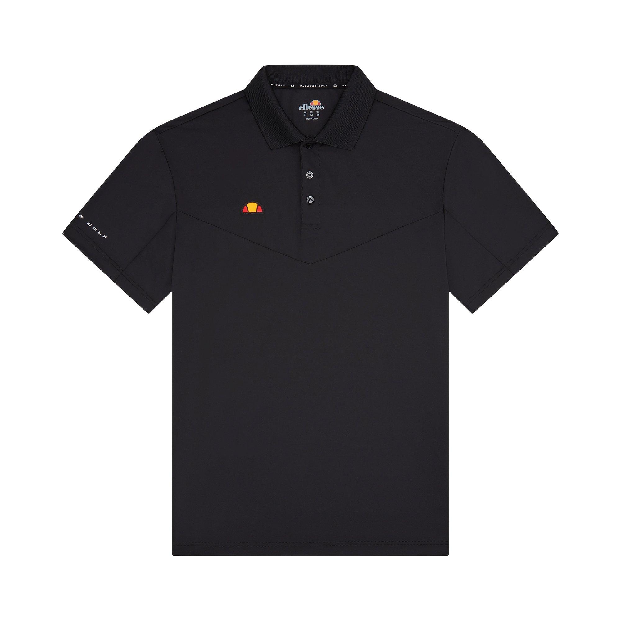 Black - Ellesse - Men's Alsino Short Sleeve Polo Shirt