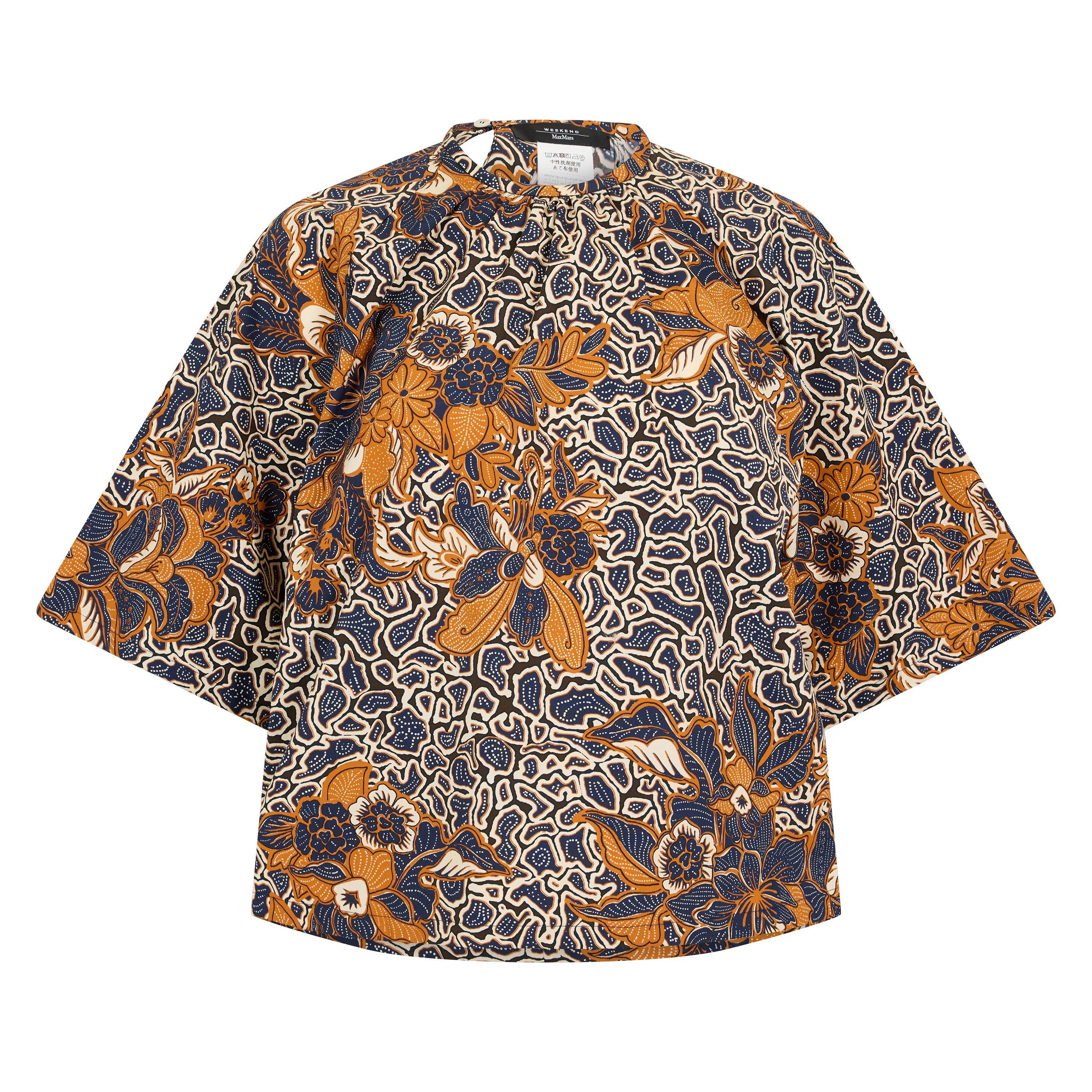 Weekend Max Mara Women's Quaglia Long Sleeve Blouse - Navy - Size 12 (M)
