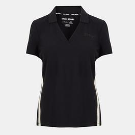 DKNY Stripe Short-Sleeve Polo Shirt