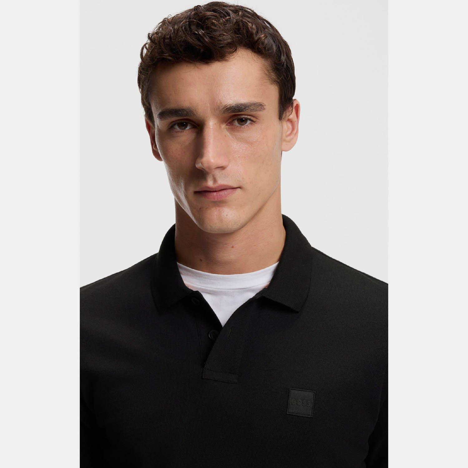 Black - Boss - Men's Passenger Short Sleeve Polo Shirt - 5
