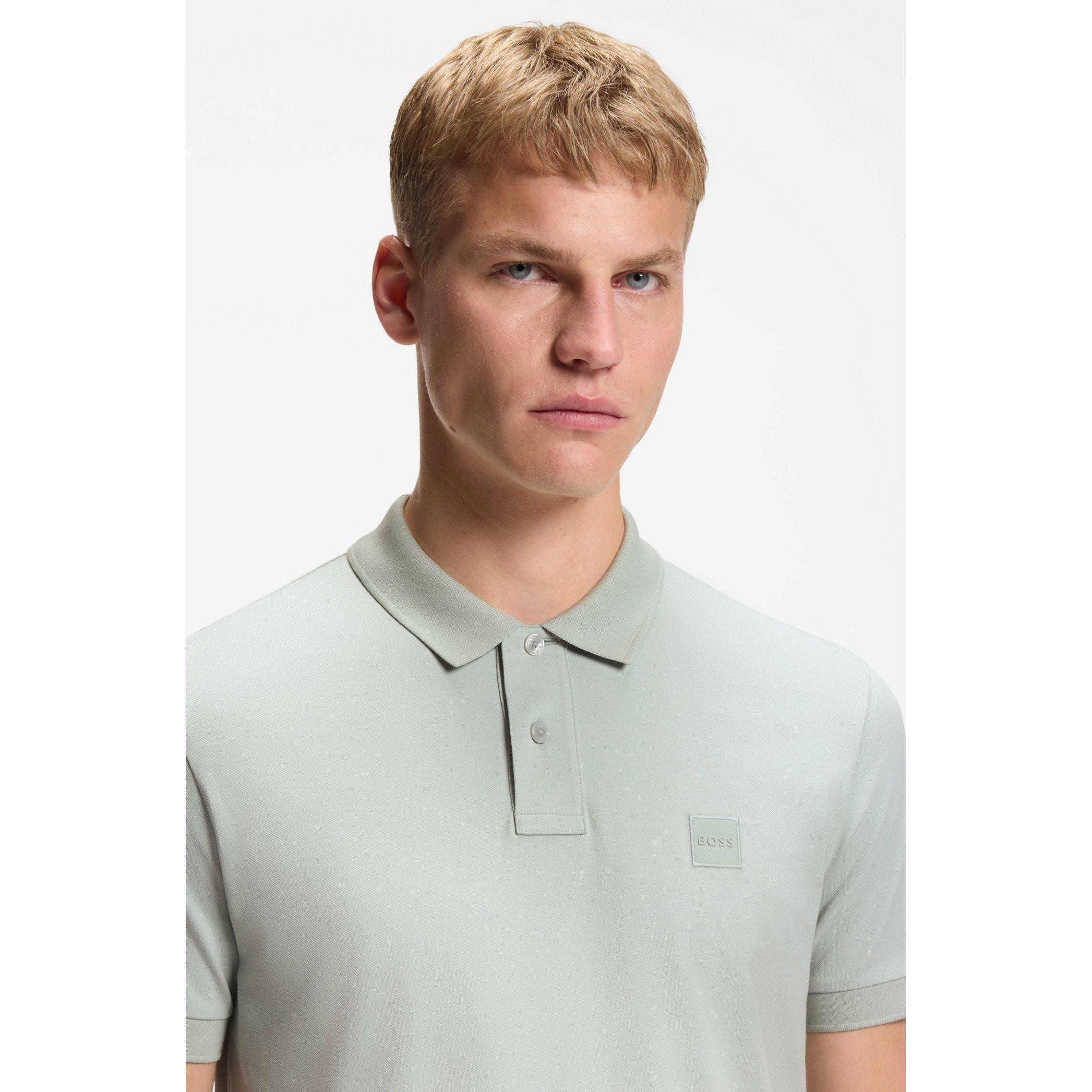 Argento - Boss - Men's Passenger Short Sleeve Polo Shirt - 4