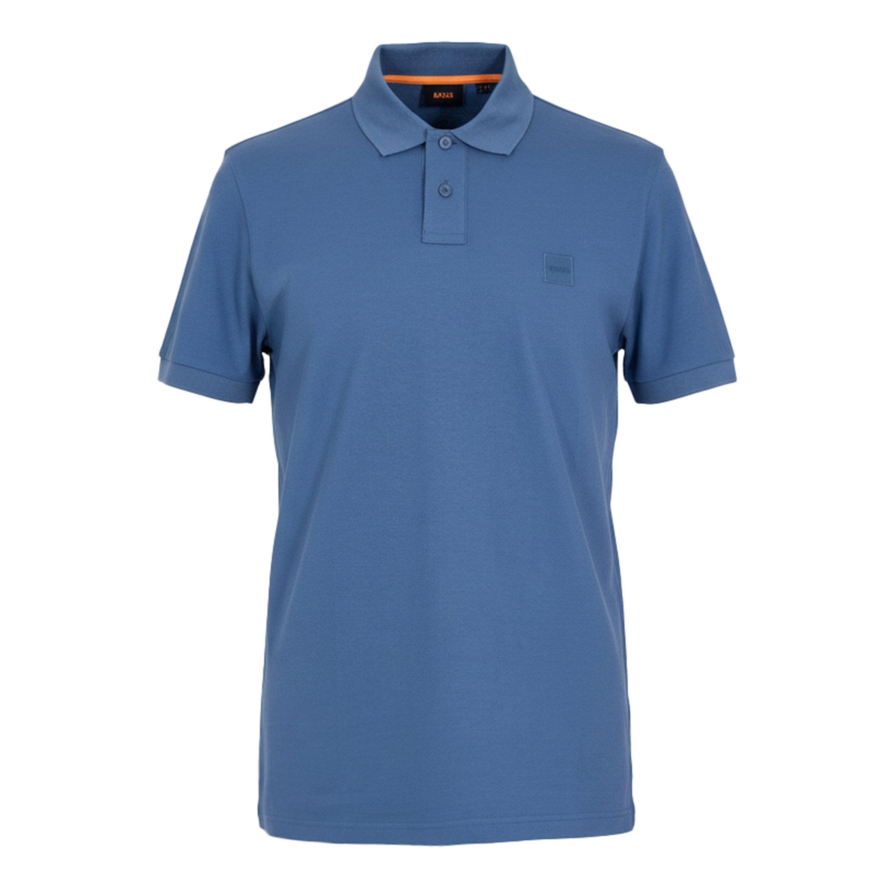 Boss Men's Passenger Short Sleeve Polo Shirt - Open Blue - L