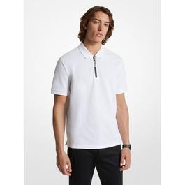 Michael Kors Zip Polo Shirt