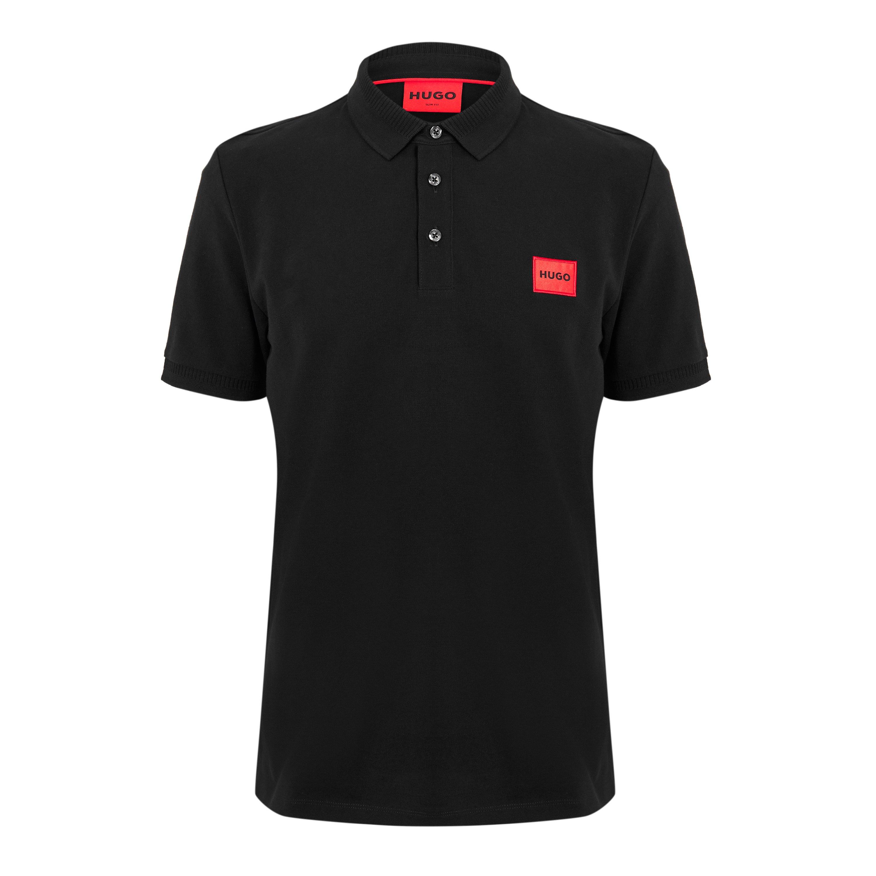 Hugo Men's Dereso222 Short Sleeve Polo Shirt - Black - XL