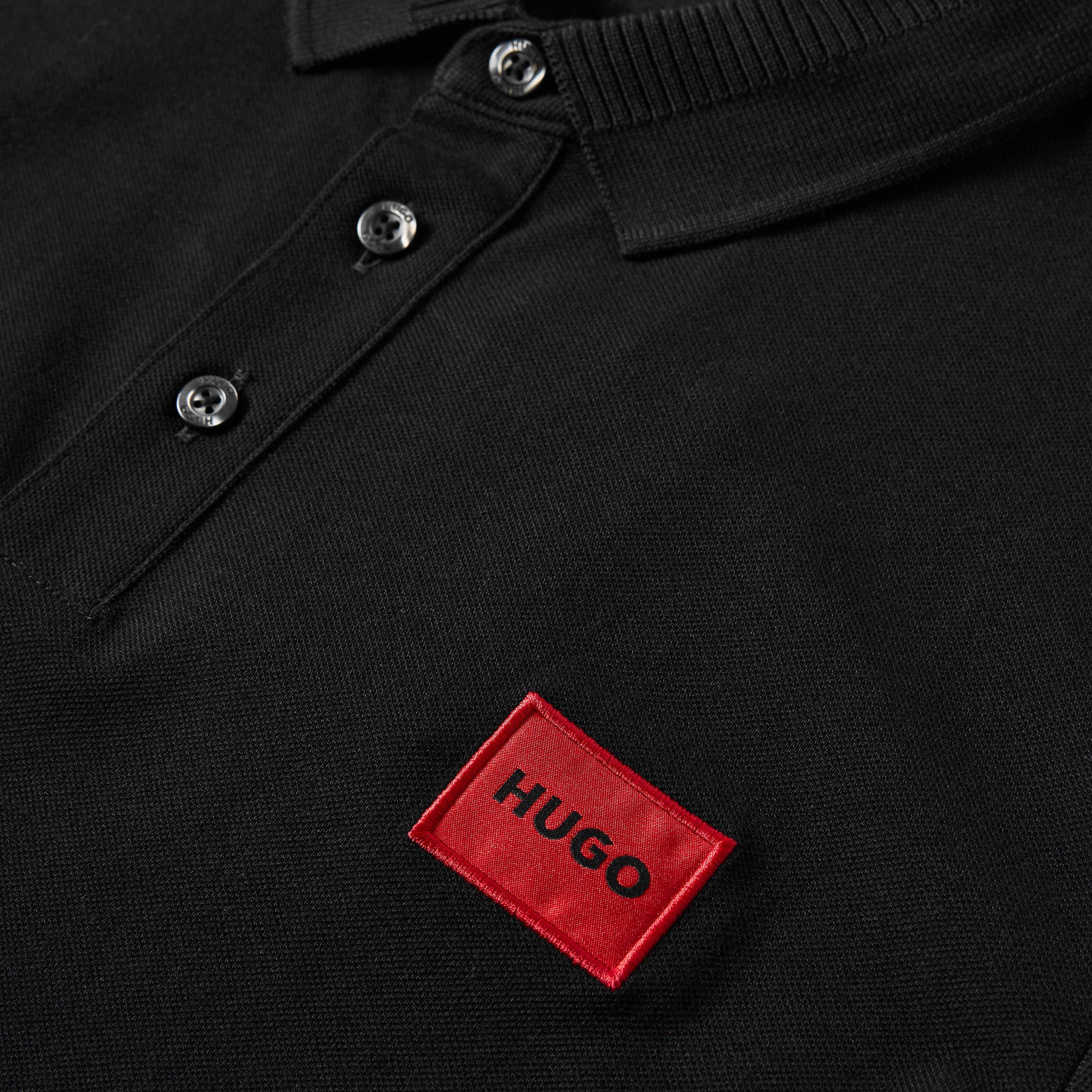 Black - Hugo - Men's Dereso222 Short Sleeve Polo Shirt - 3