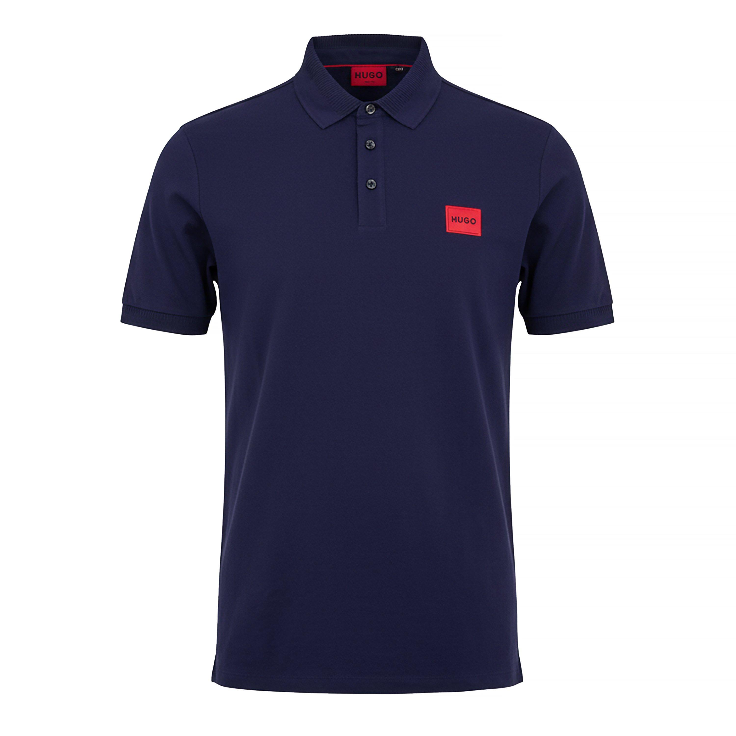 Hugo Men's Dereso222 Short Sleeve Polo Shirt - Navy - S