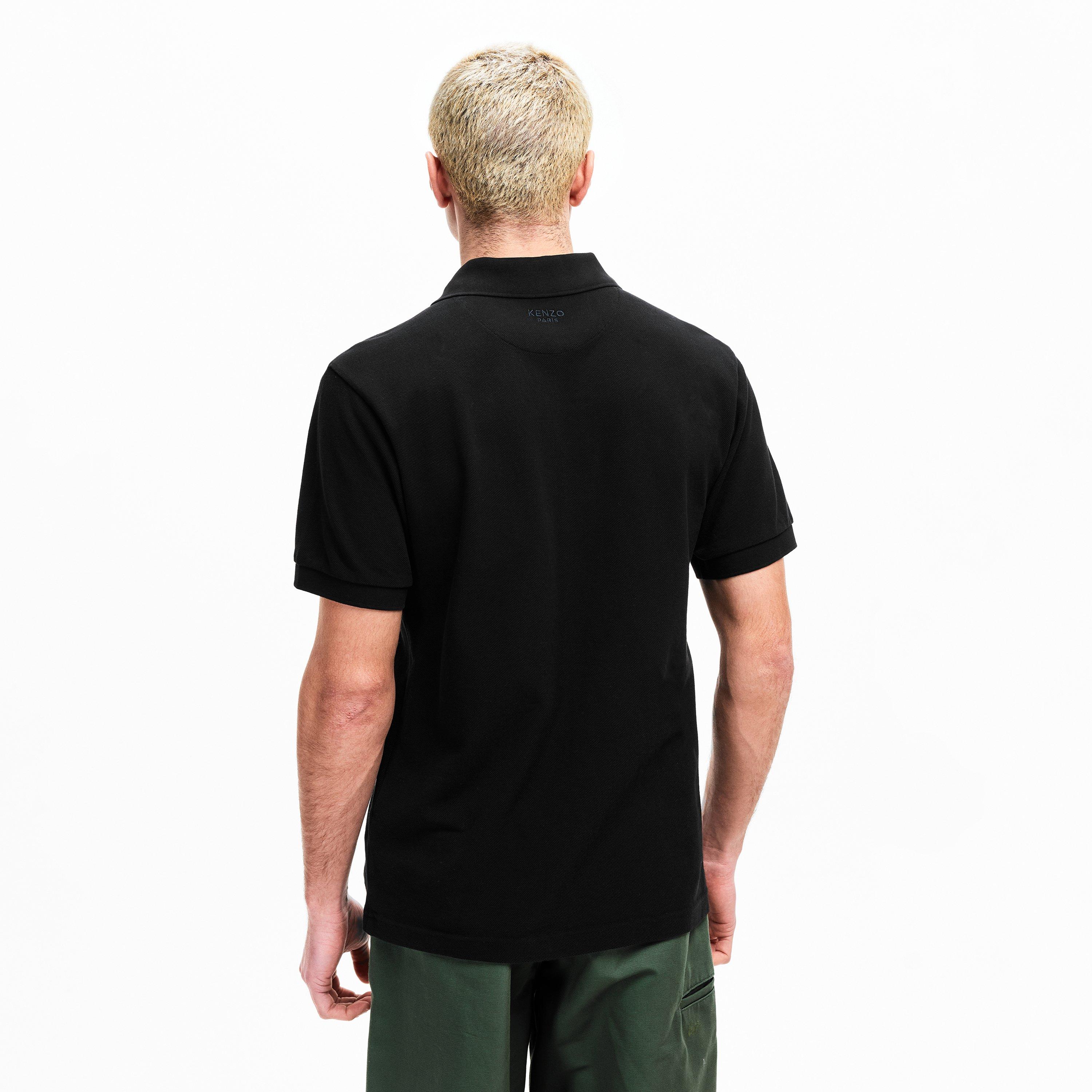 Black - Kenzo - Men's Wild Tiger Short Sleeve Polo Shirt - 4