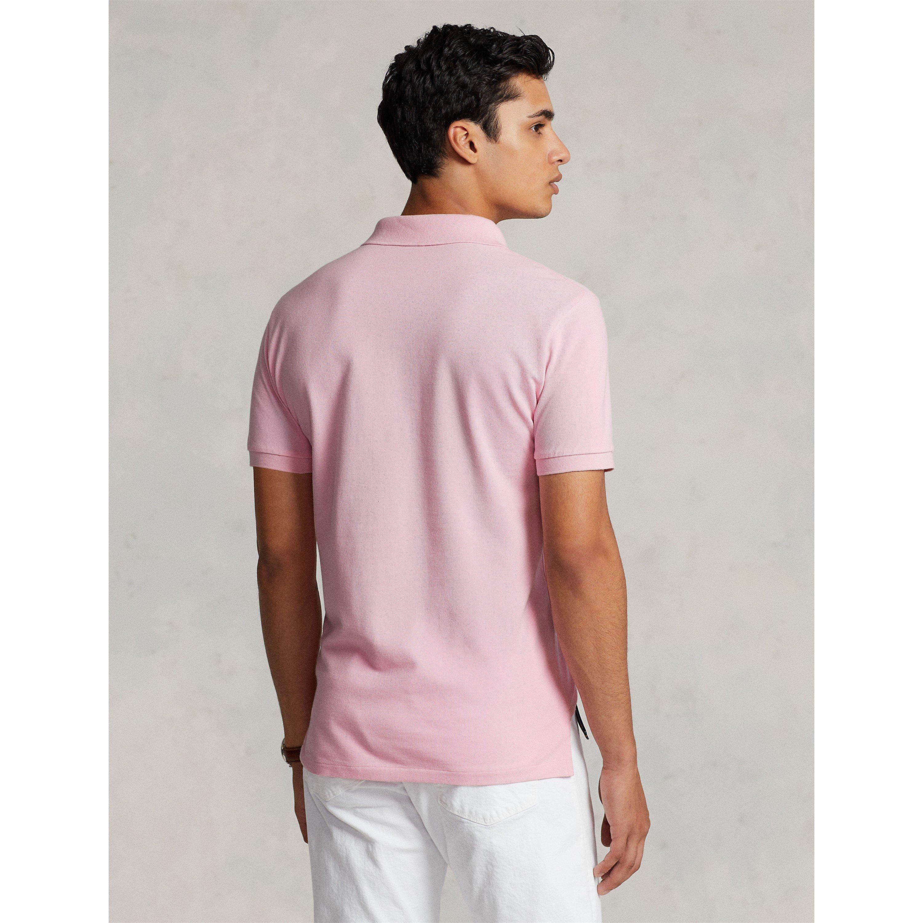 Carmel Pink - Polo Ralph Lauren - Men's Custom Slim Short Sleeve Shirt - 3