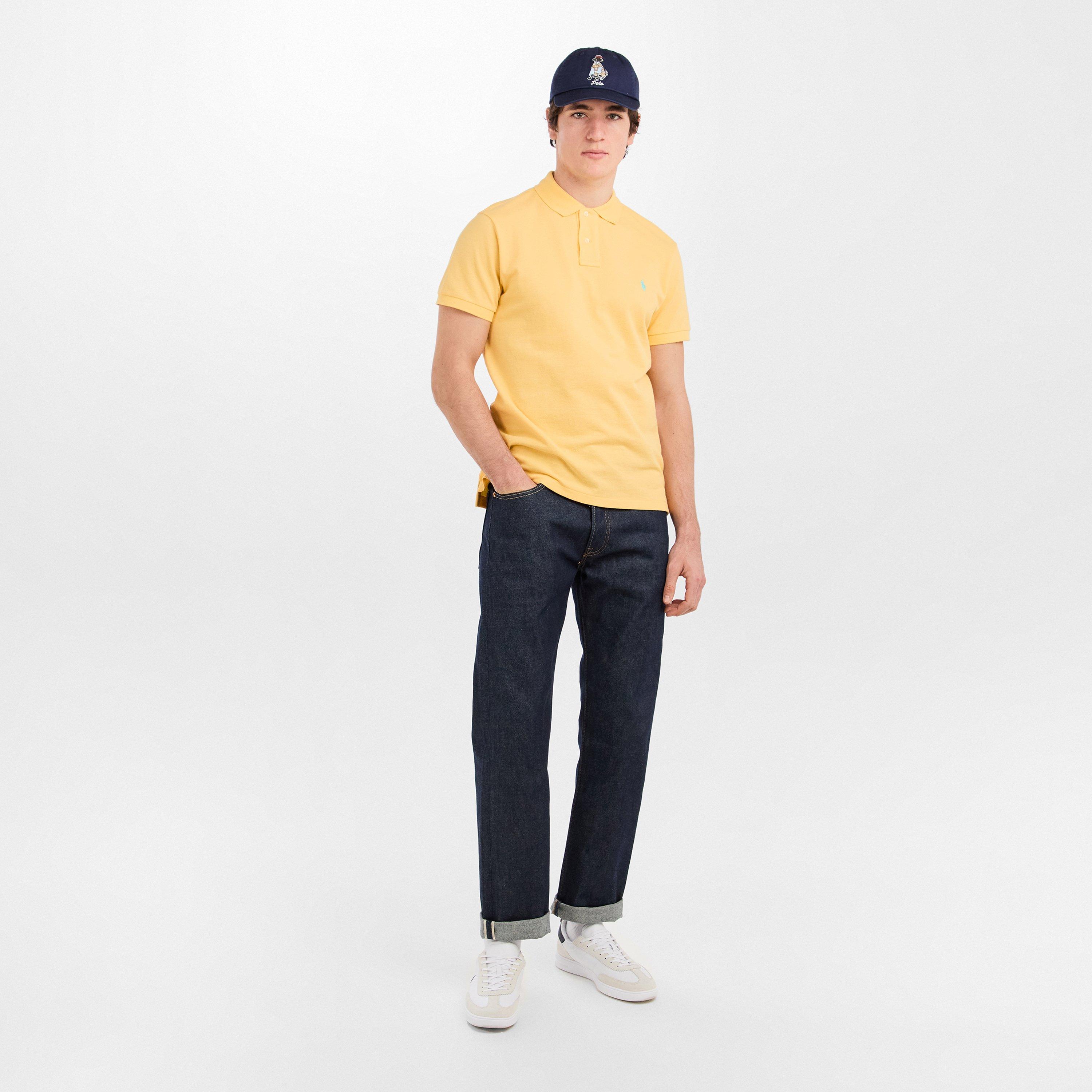 Corn Yellow - Polo Ralph Lauren - Men's Custom Slim Short Sleeve Shirt - 6