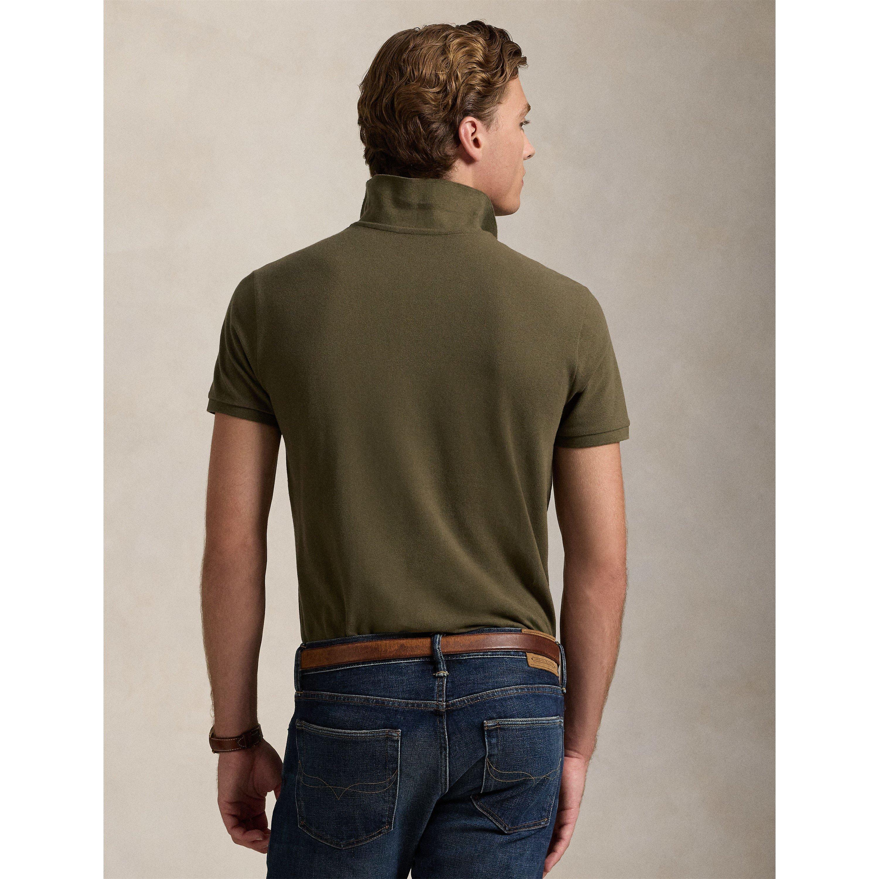 Canopy Olive - Polo Ralph Lauren - Men's Custom Slim Short Sleeve Shirt - 3