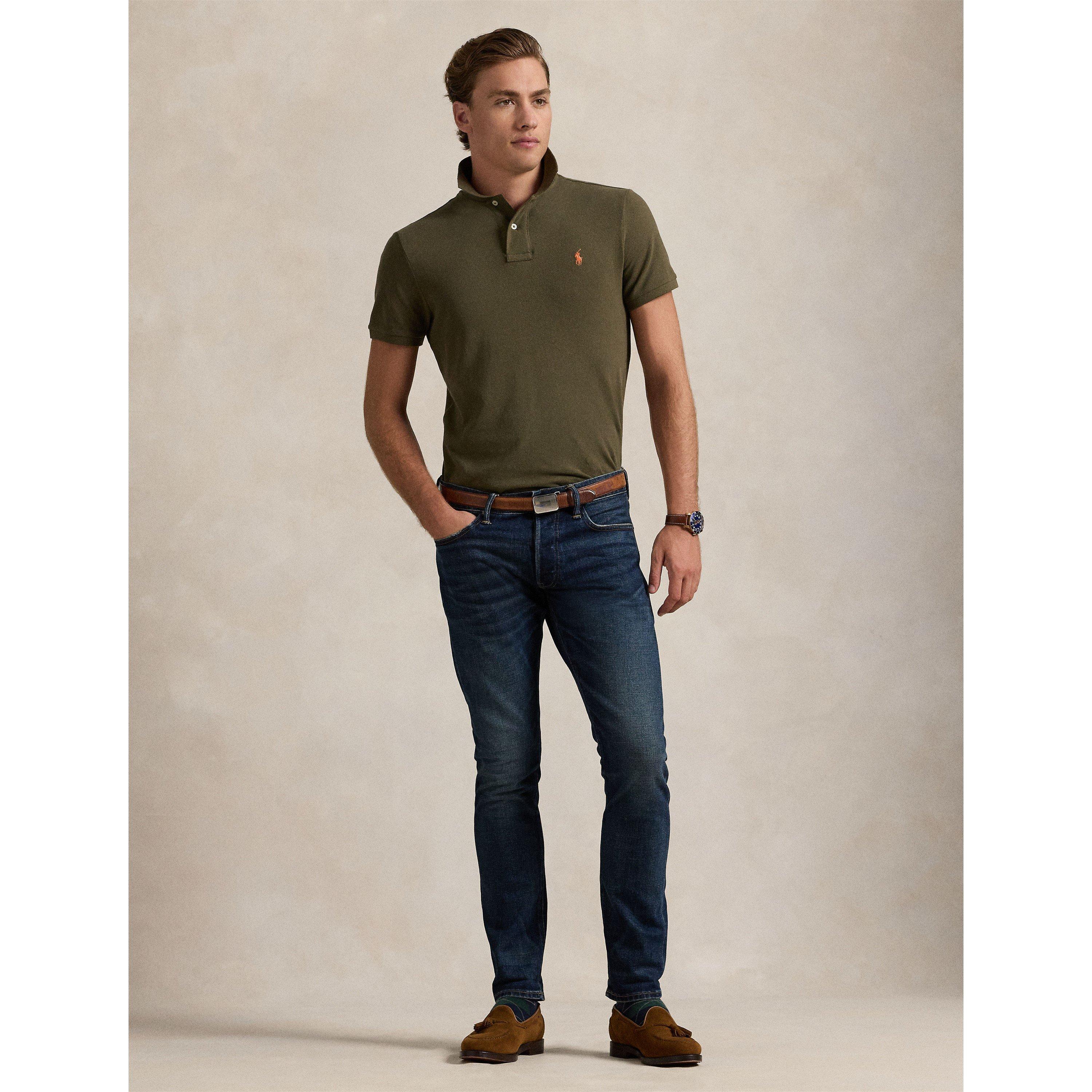 Canopy Olive - Polo Ralph Lauren - Men's Custom Slim Short Sleeve Shirt - 5
