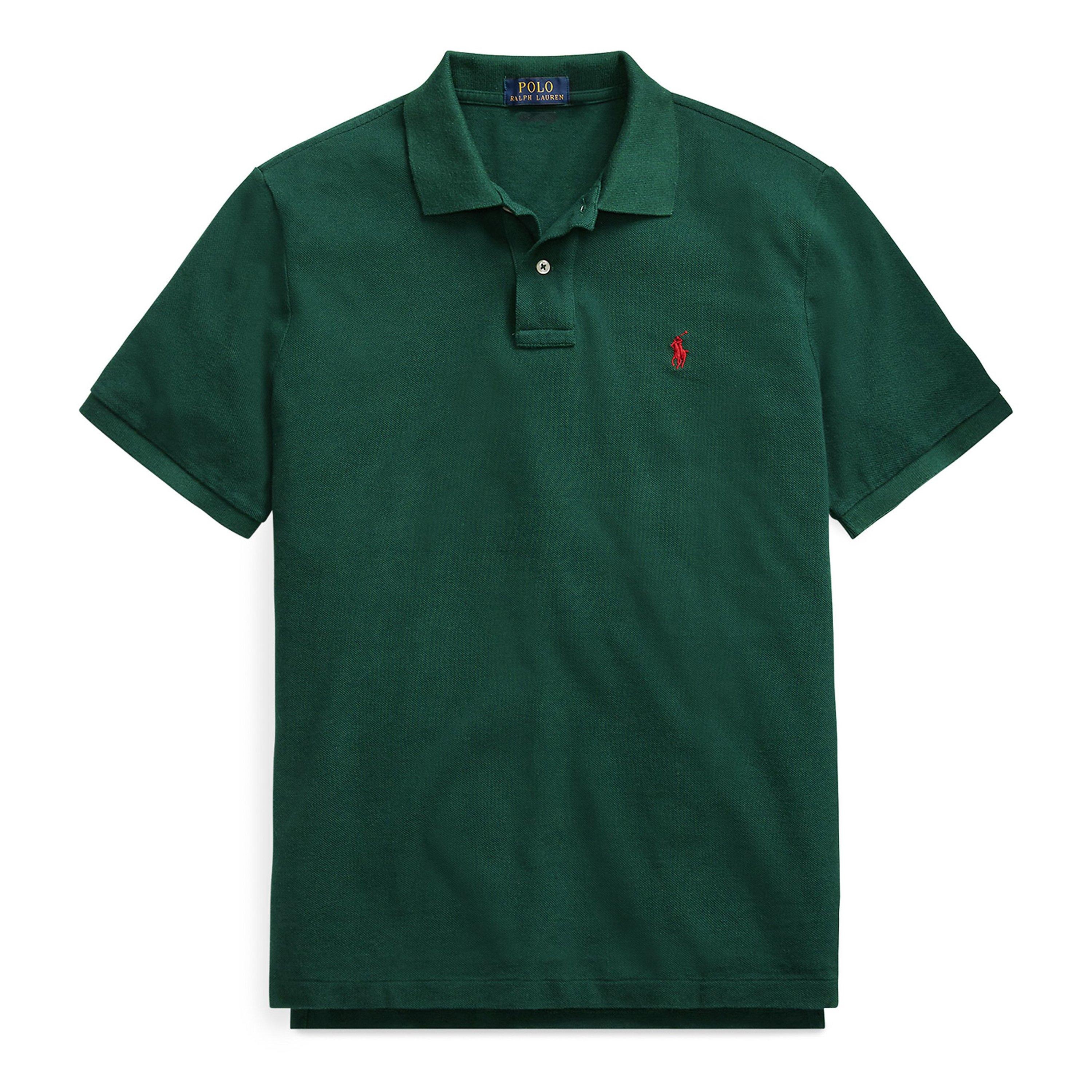 Polo Ralph Lauren Men's Custom Slim Short Sleeve Shirt - College Green - M
