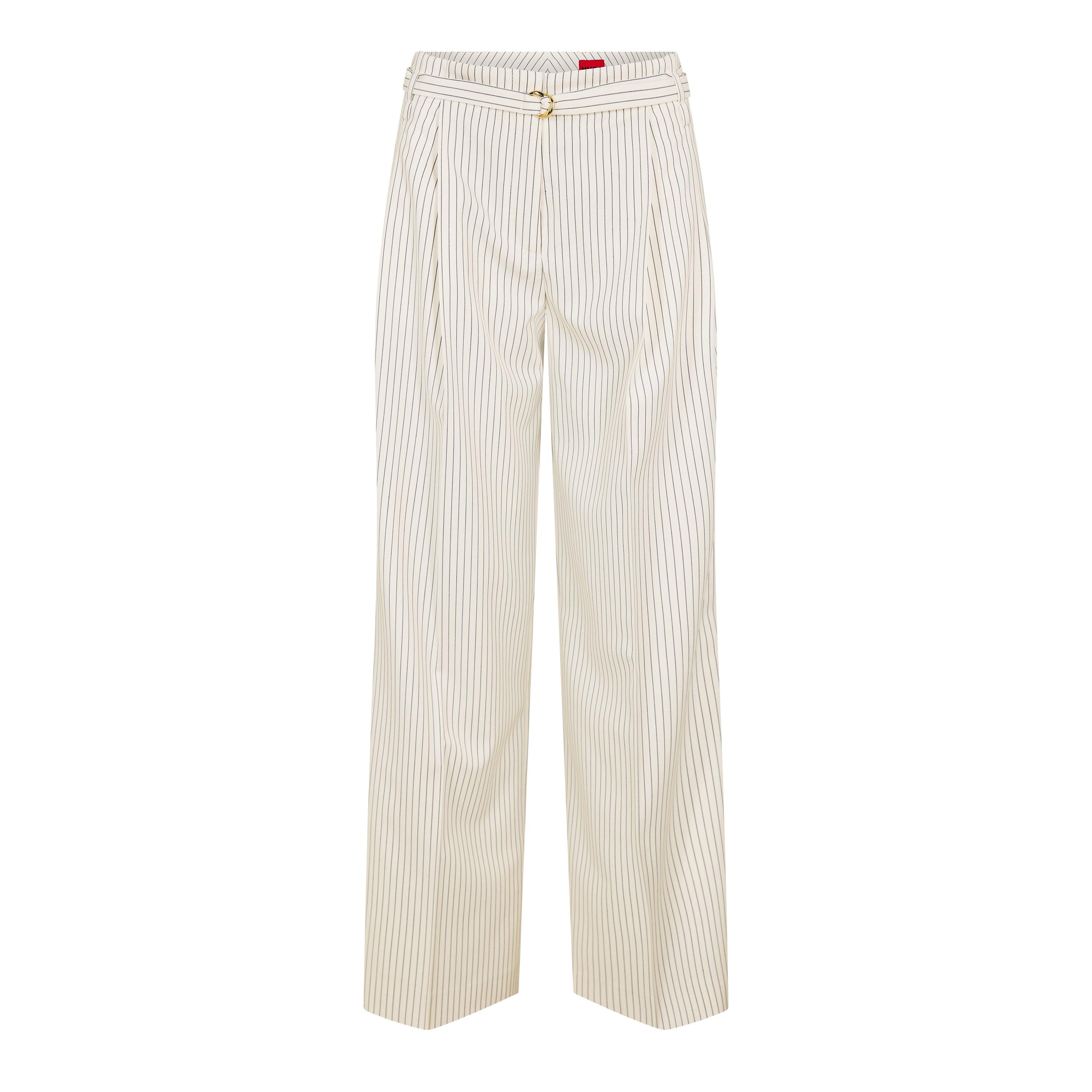 White 969 - Hugo - Women's Straight Leg Trousers - 1