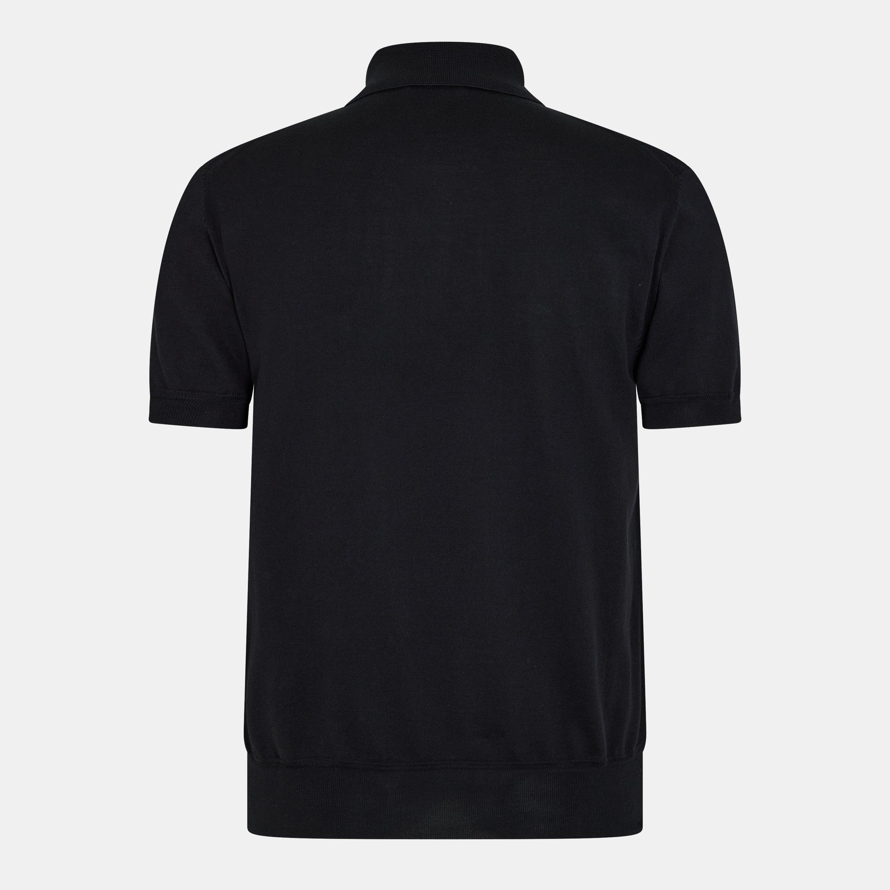 Black - Tom Ford - TF Cotton Polo Sn62 - 2