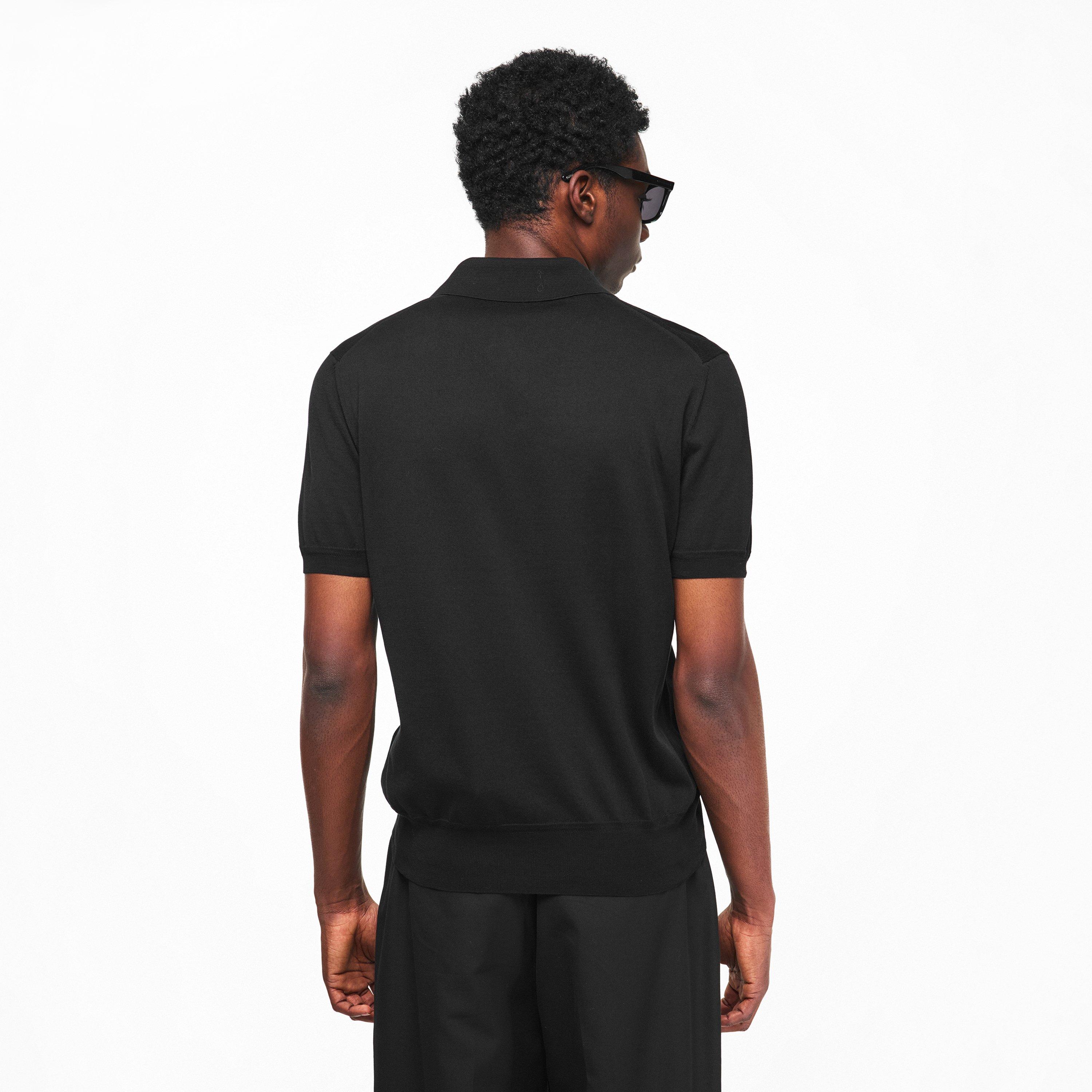 Black - Tom Ford - TF Cotton Polo Sn62 - 4