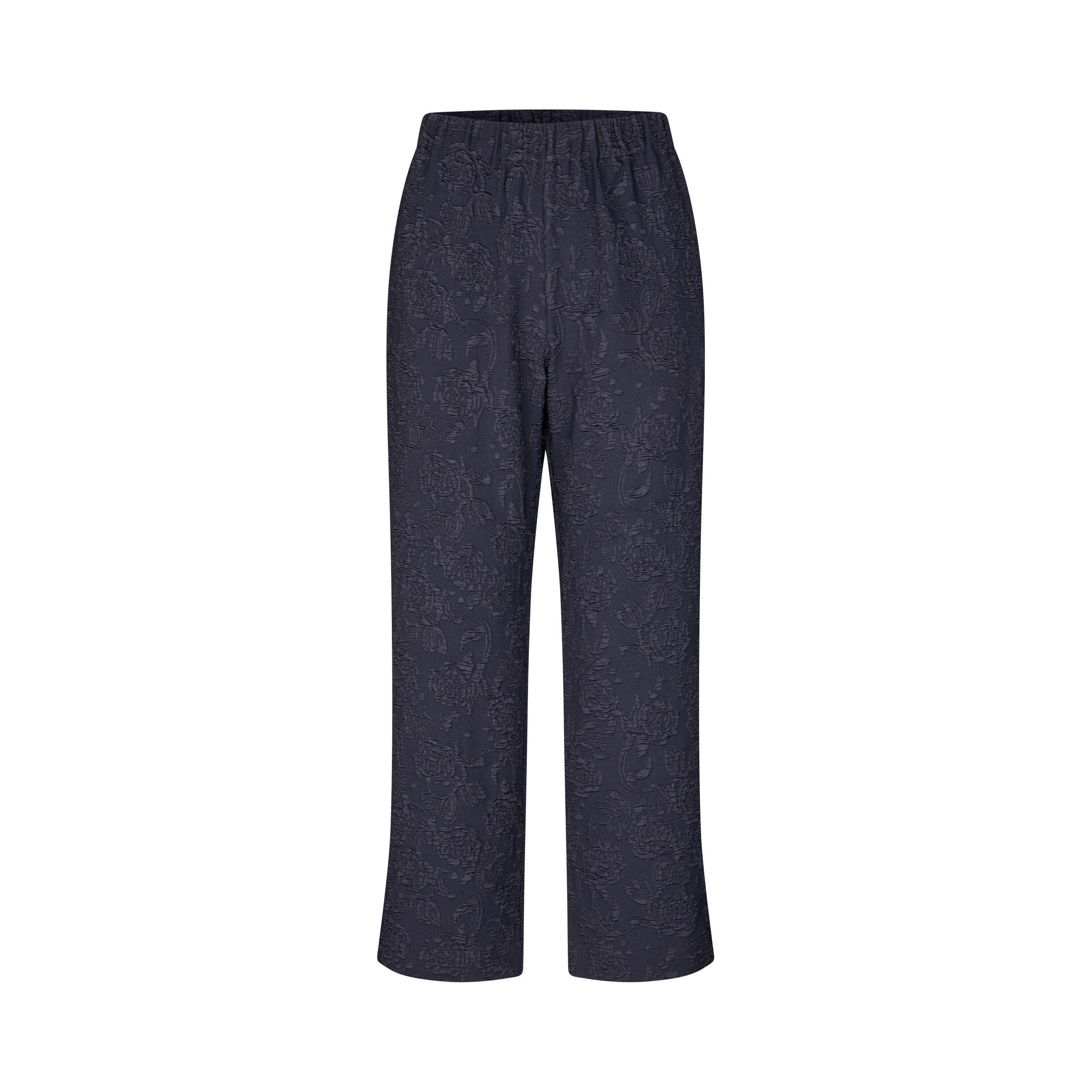 Stine Goya Women's Cropped Straight Leg Trousers - Garden Relief - Size 8 (XS)