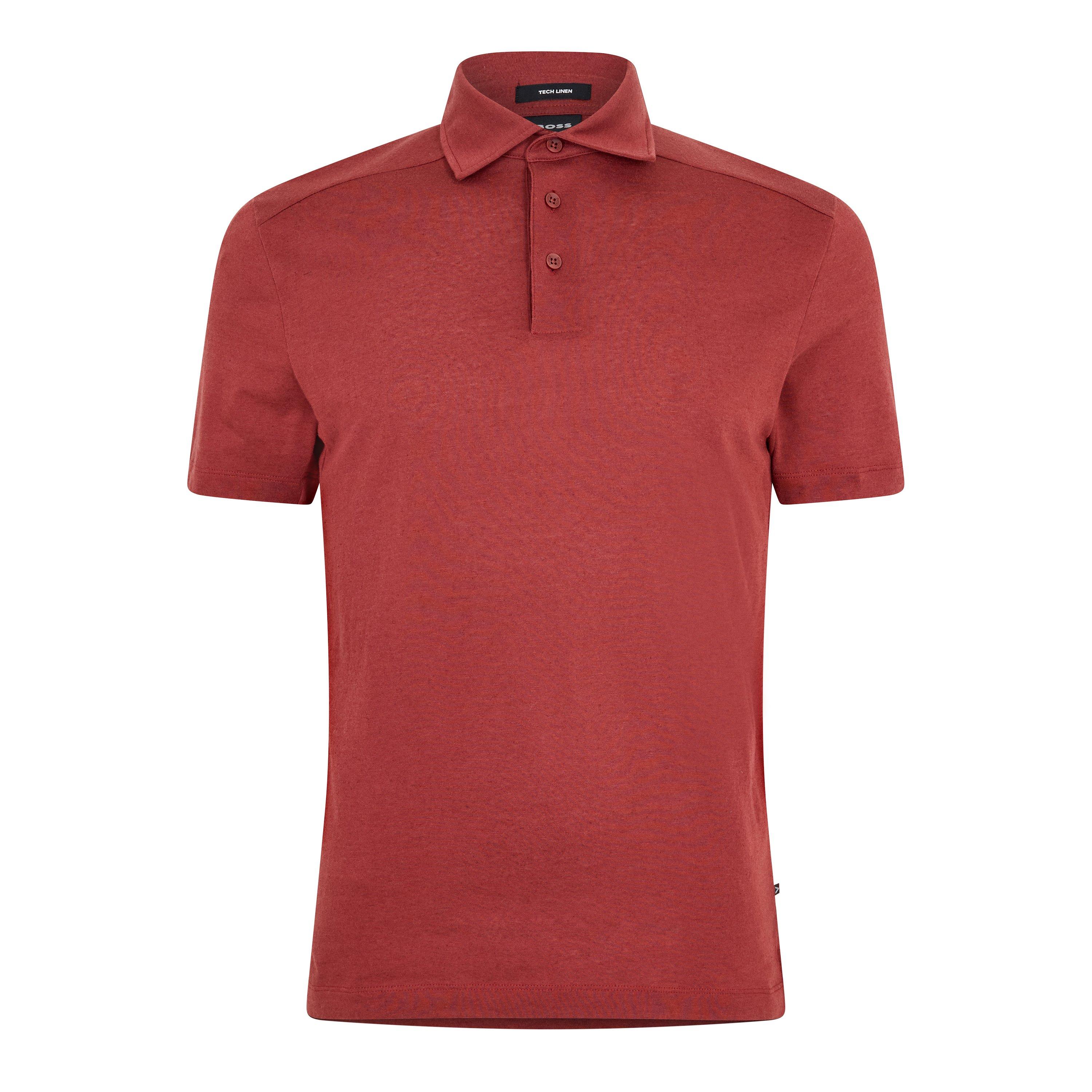 Open Brown - Boss - Men's P Paino Short Sleeve Polo Shirt - 1