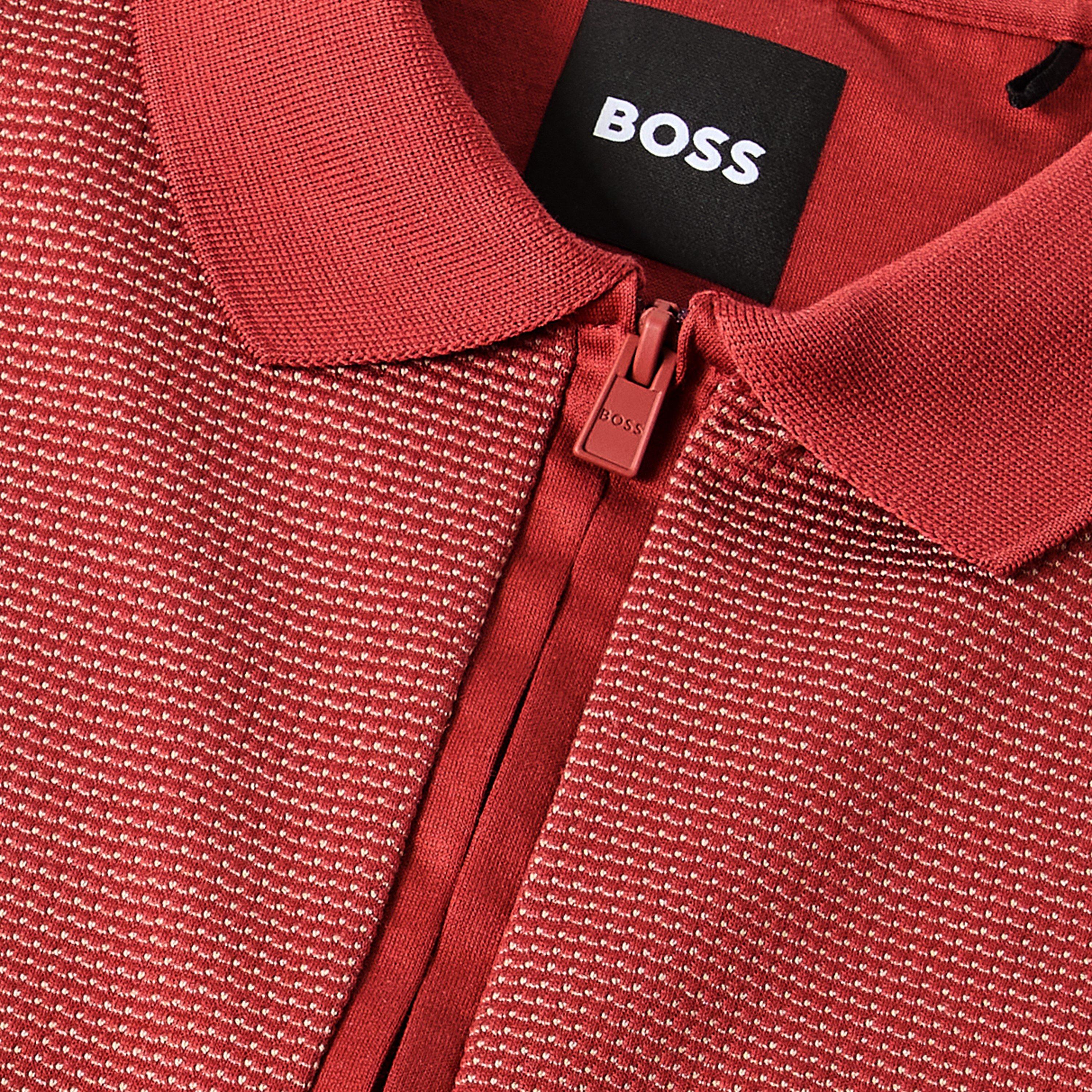 Open Brown - Boss - Men's Paras Short Sleeve Polo Shirt - 3