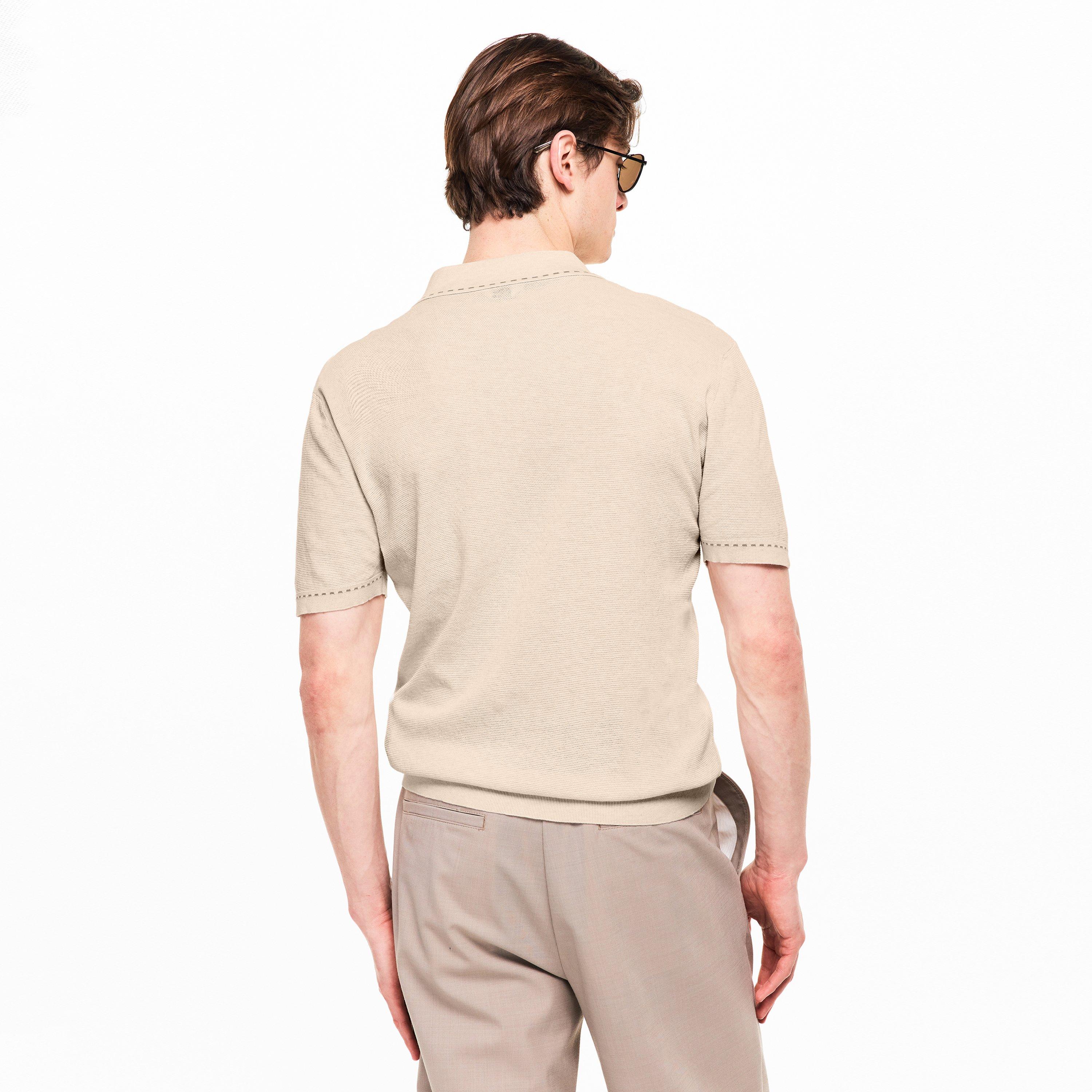 A06 Beige - Jacob Cohen - Jacob Textured Polo Sn62 - 4
