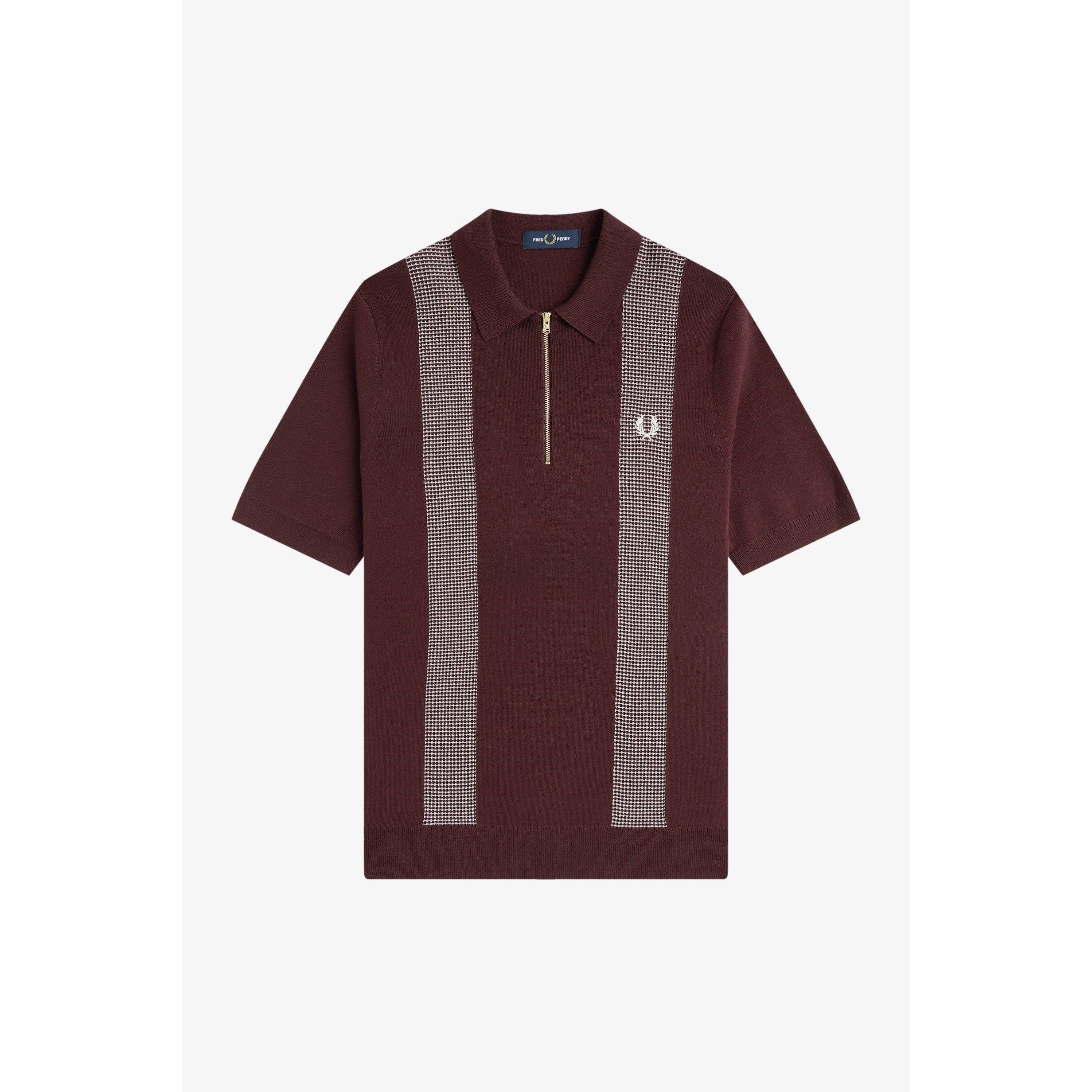 Fred Perry Men's Short Sleeve Polo Shirt - Oxblood 597 - XL