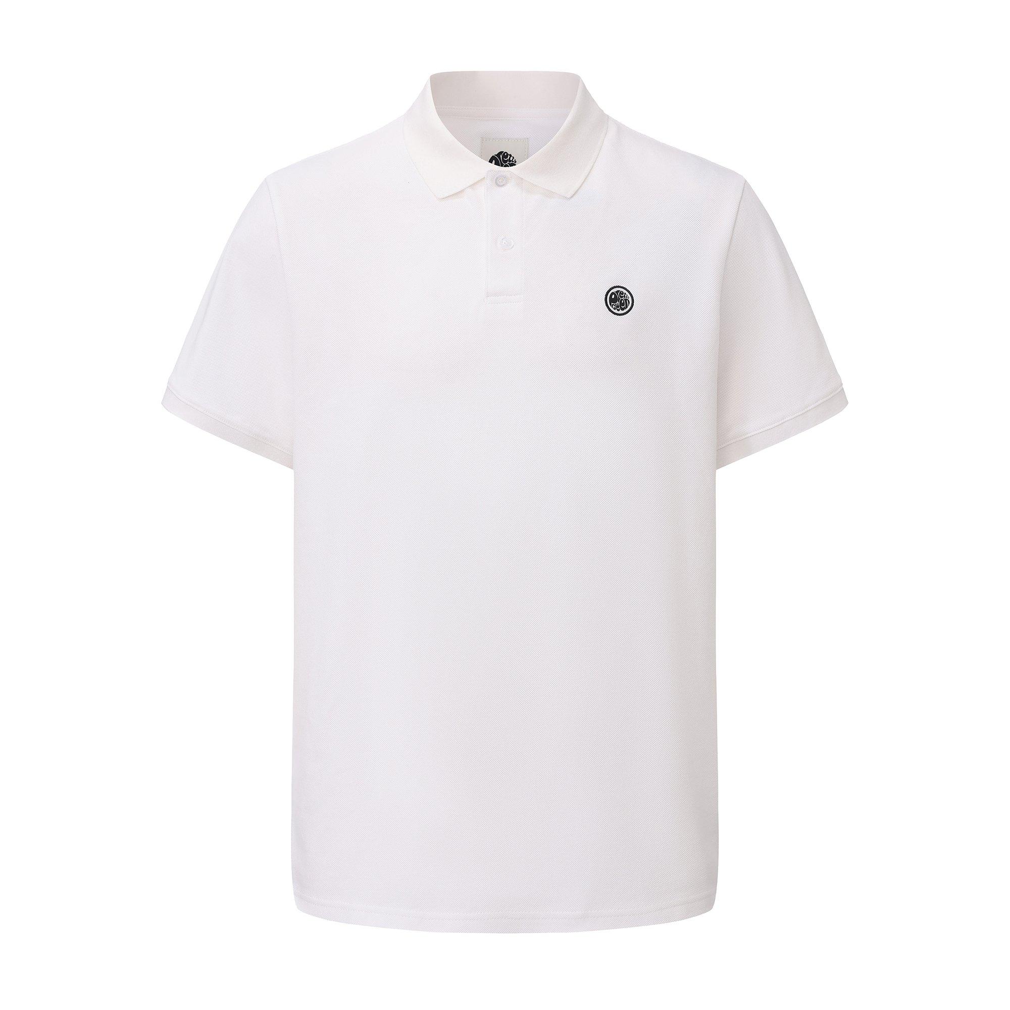 Pretty Green Men's Plain Polo - White - X Large
