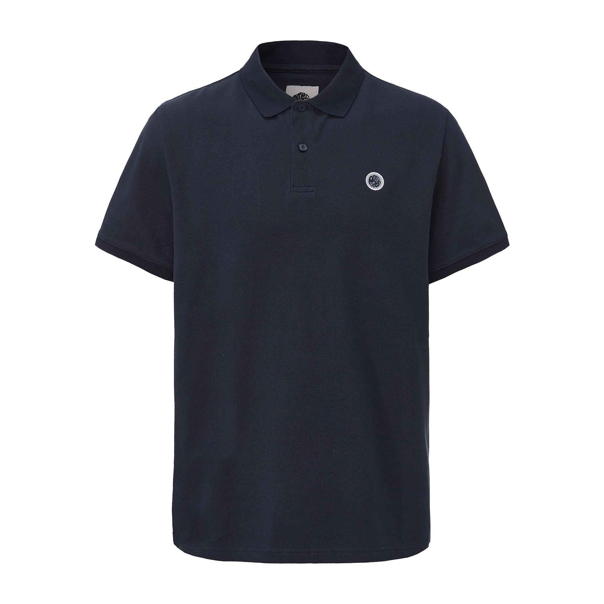 Pretty Green Men's Plain Polo - Navy - Large