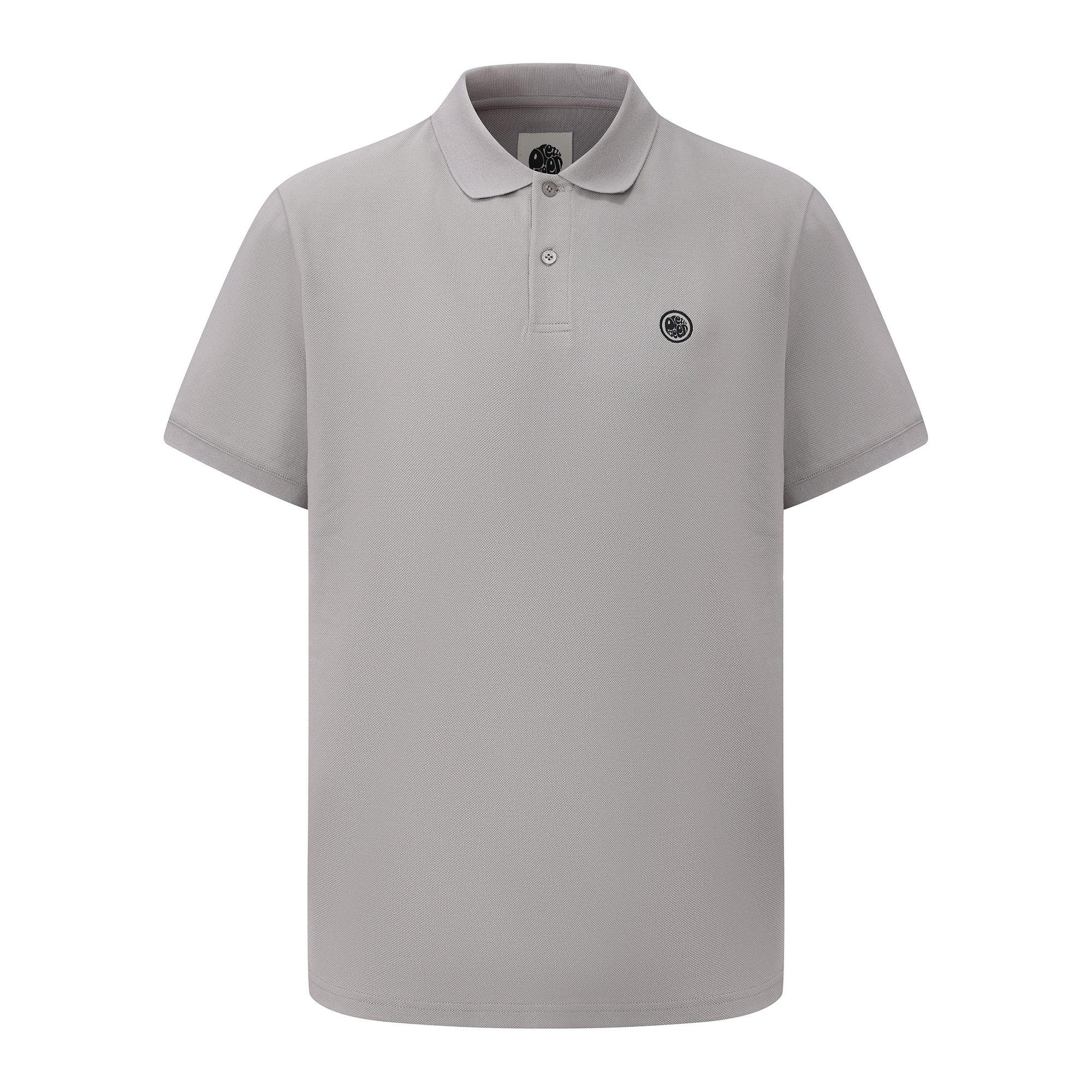 Pretty Green Men's Plain Polo - Dark Grey - X Large