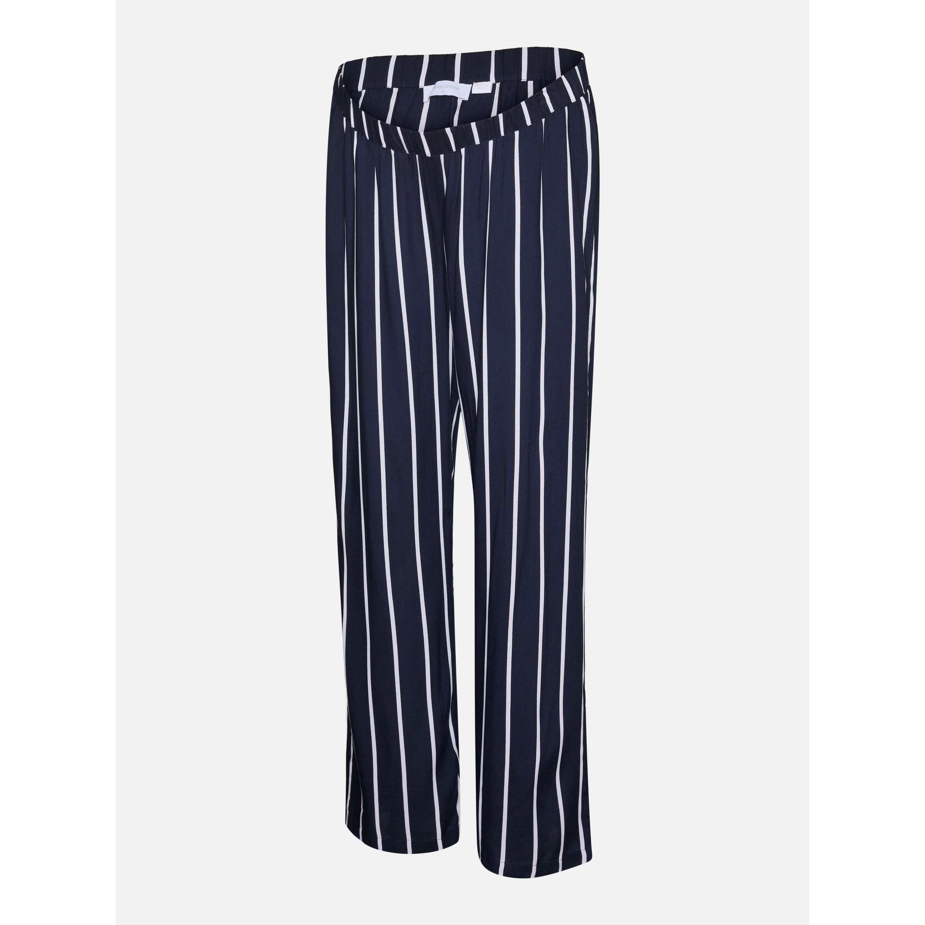 Dark Navy - Mamalicious - Women's Mama Straight Leg Trouser - 1