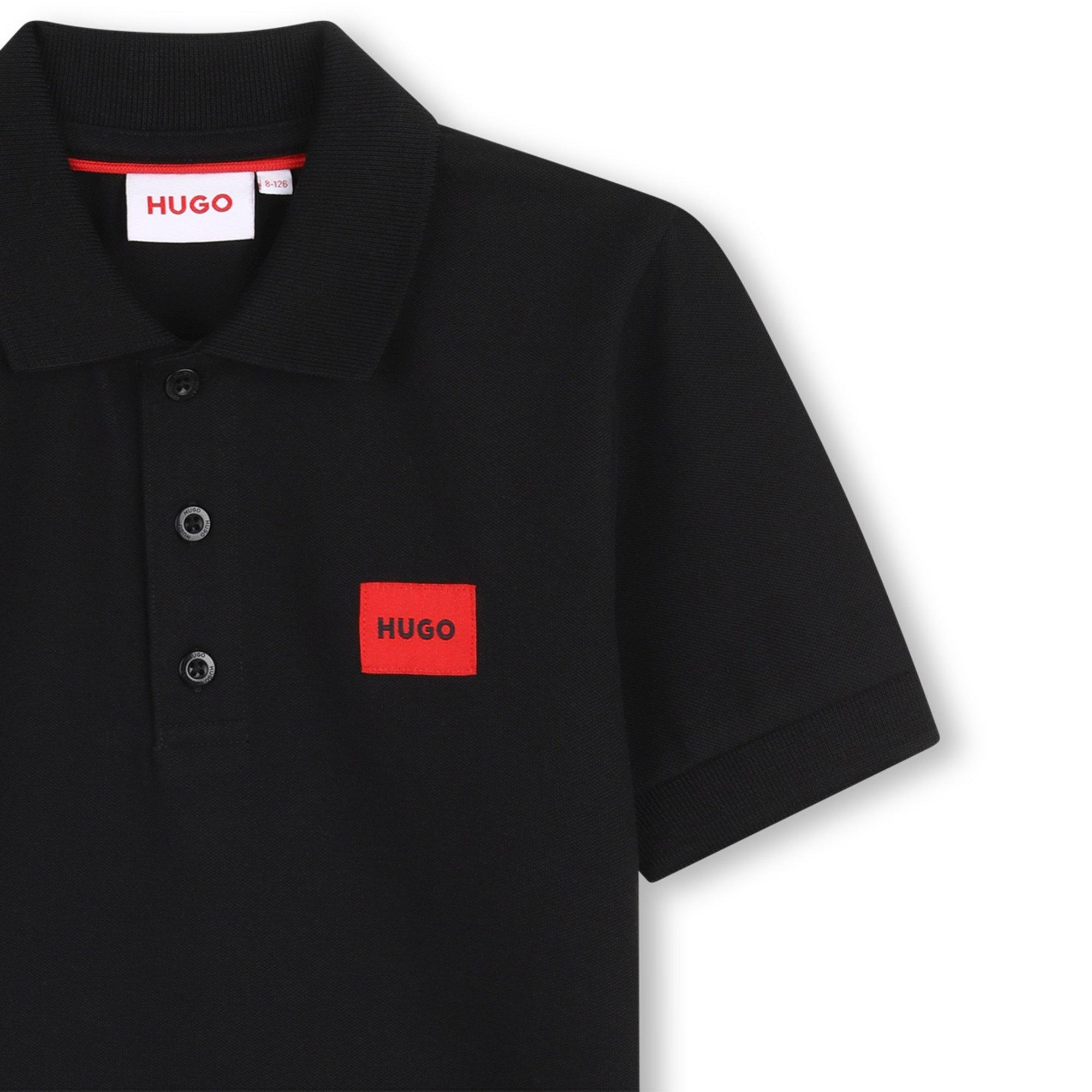 Schwarz 09B - Hugo - Kids' Short Sleeve Polo Shirt - 3