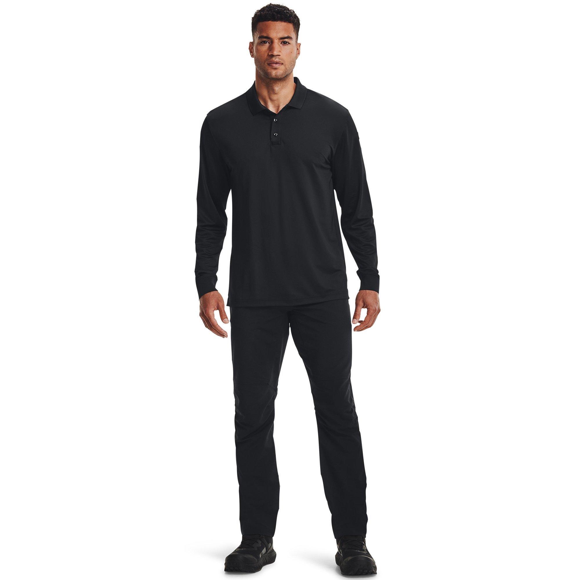 Nero - Under Armour - Long Sleeve Performance Polo Shirt - 6