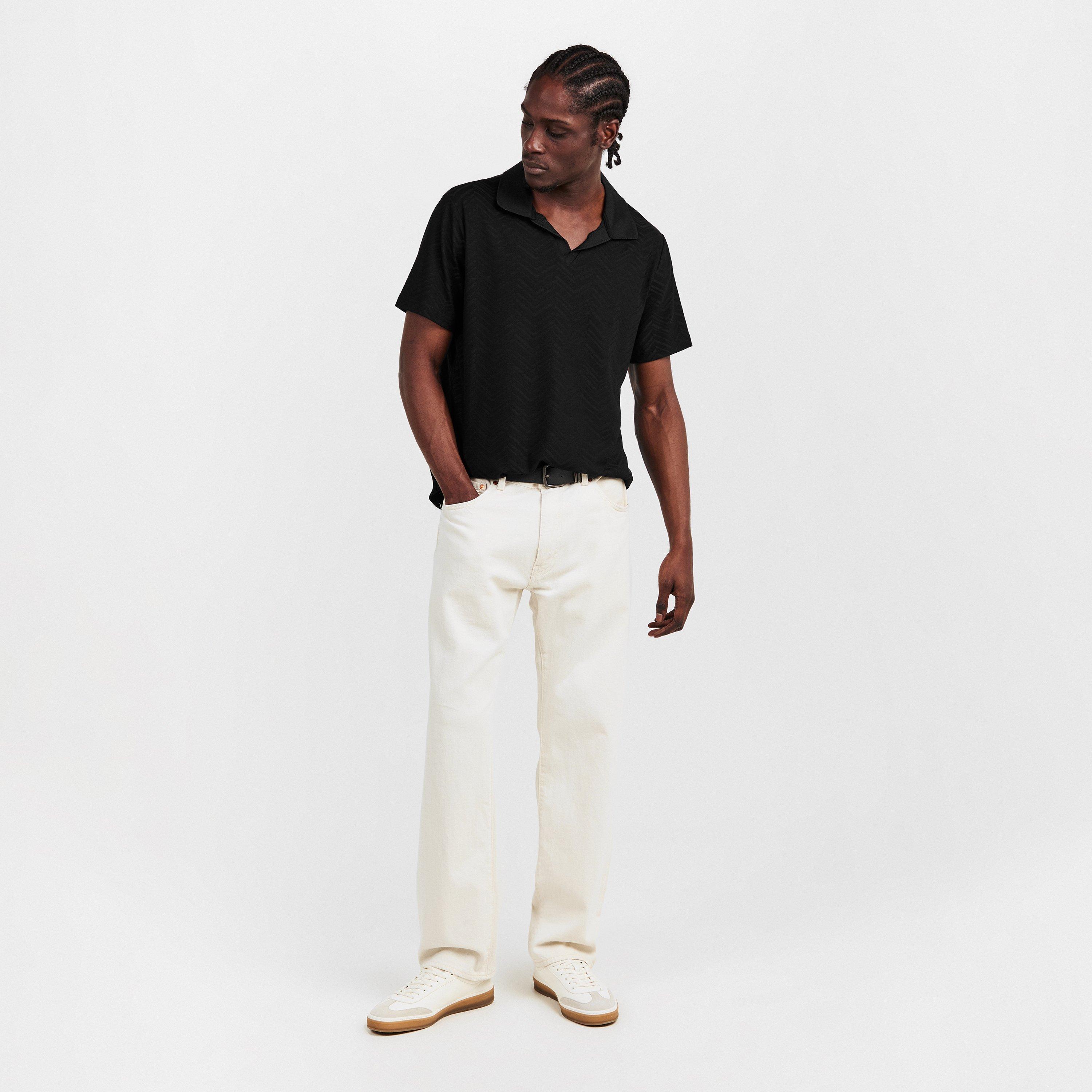 Black 001 - Prevu - Mens Abrey Polo Shirt - 6