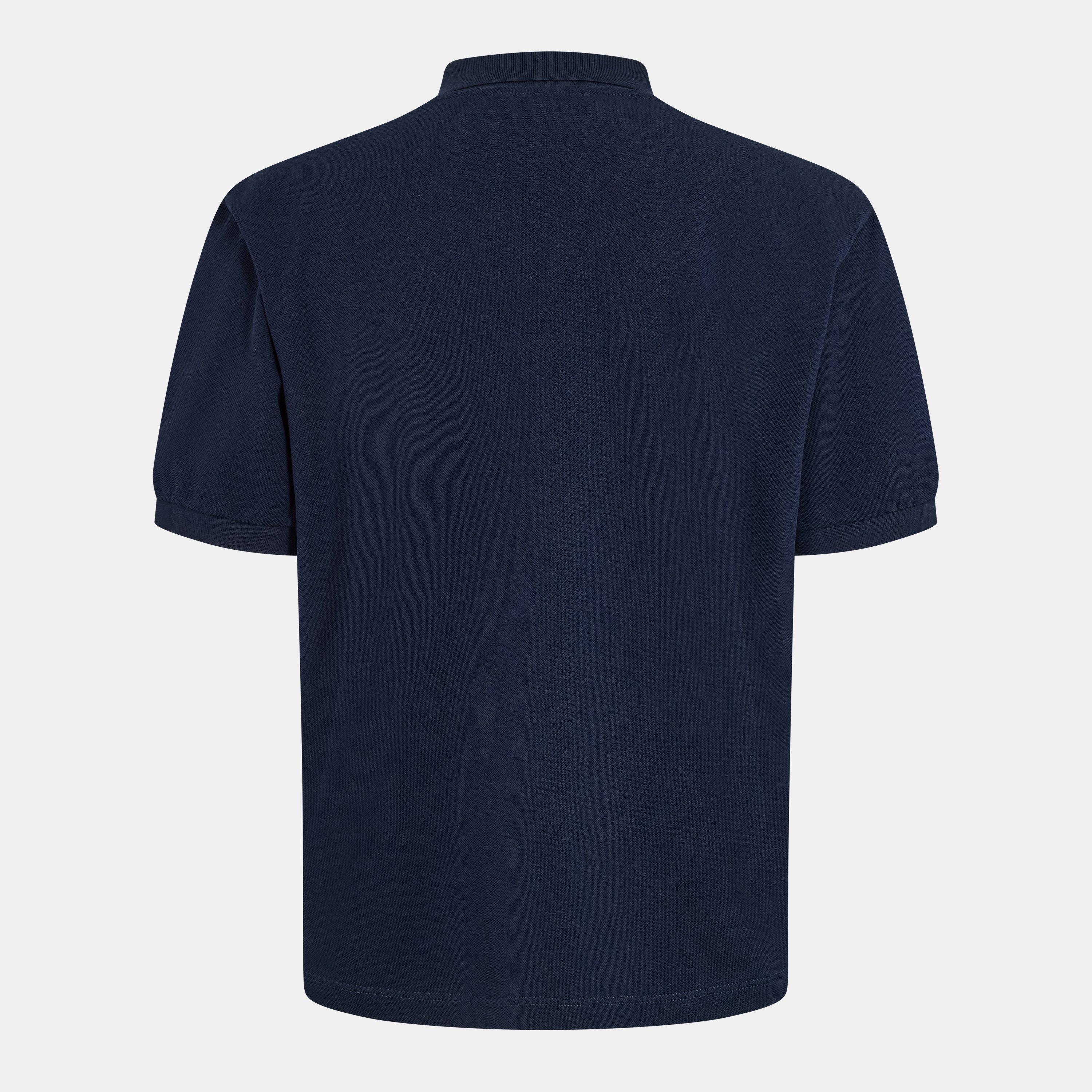Bleu - Miu Miu - Men's Piquet Short Sleeve Polo Shirt - 2