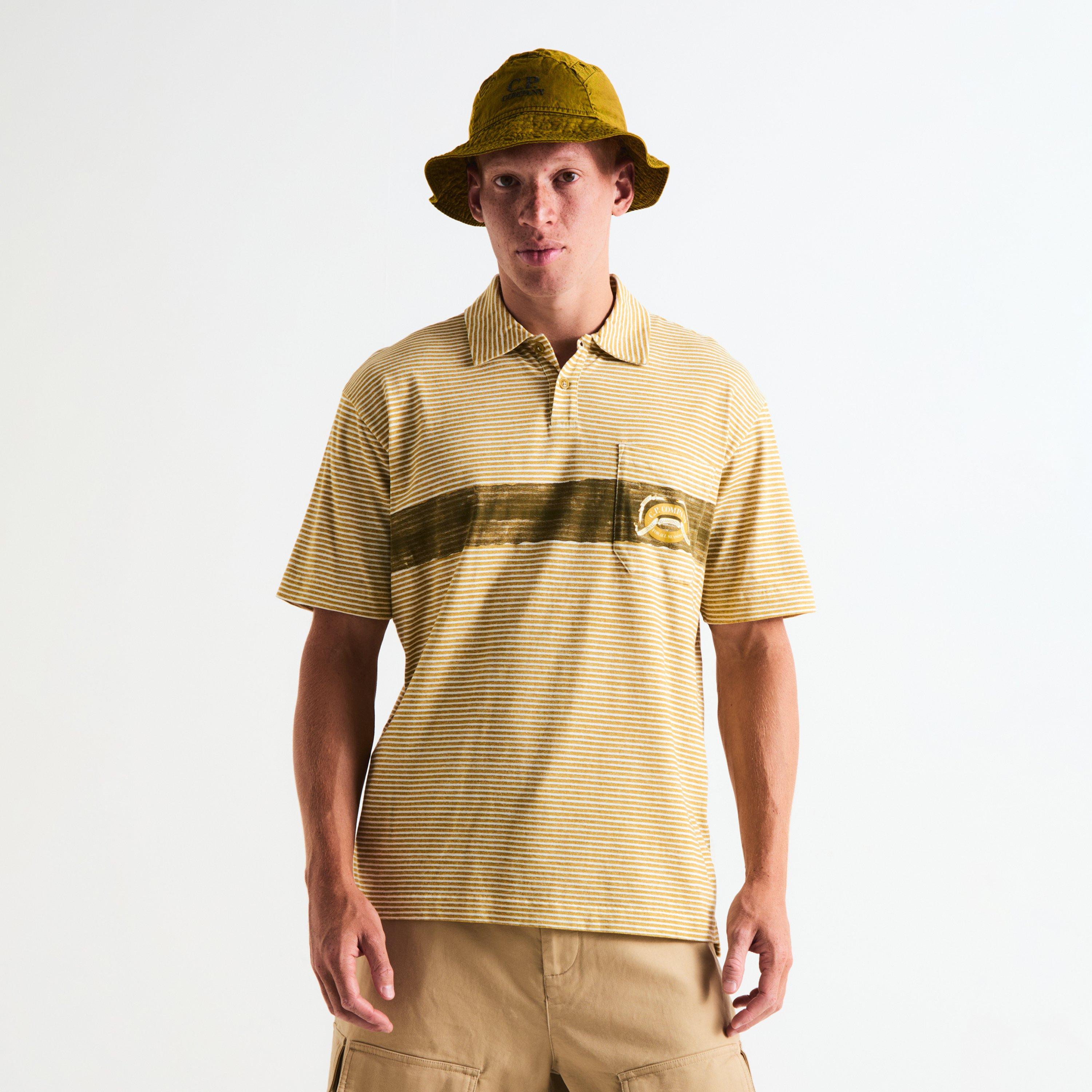 Antque Moss 246 - CP Company - Men's Short Sleeve Polo Shirt - 3