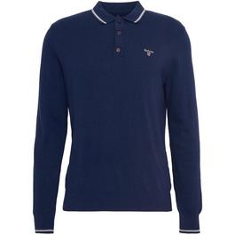 Barbour Nocton Knitted Long-Sleeved Polo Shirt