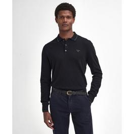 Barbour Nocton Knitted Long-Sleeved Polo Shirt