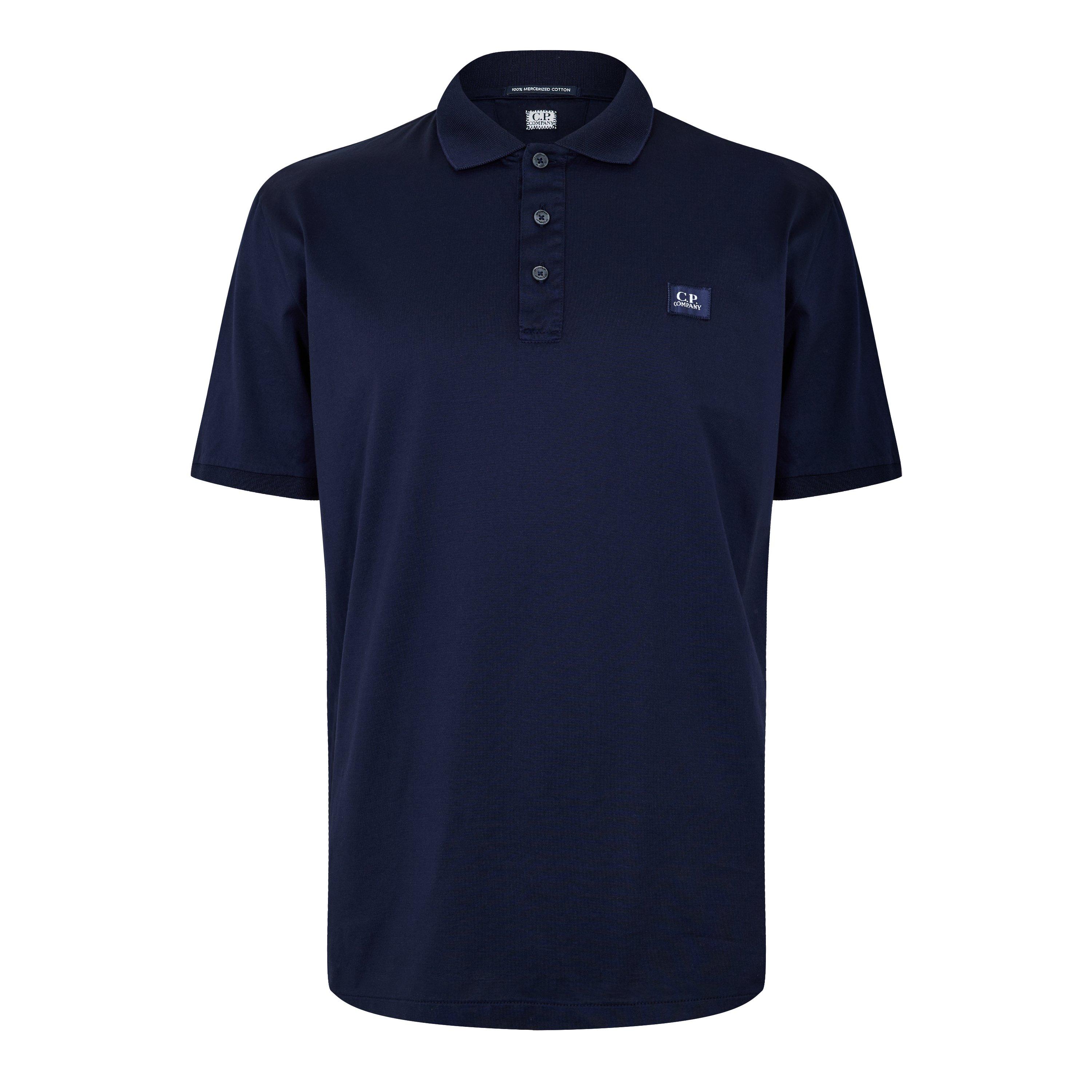 Cp Company Men's Short Sleeve Polo Shirt - Ttl Eclipse 888 - 3XL (56)