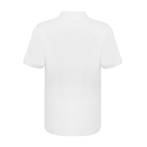 White - Slazenger - Plain Polo Shirt Mens - 5